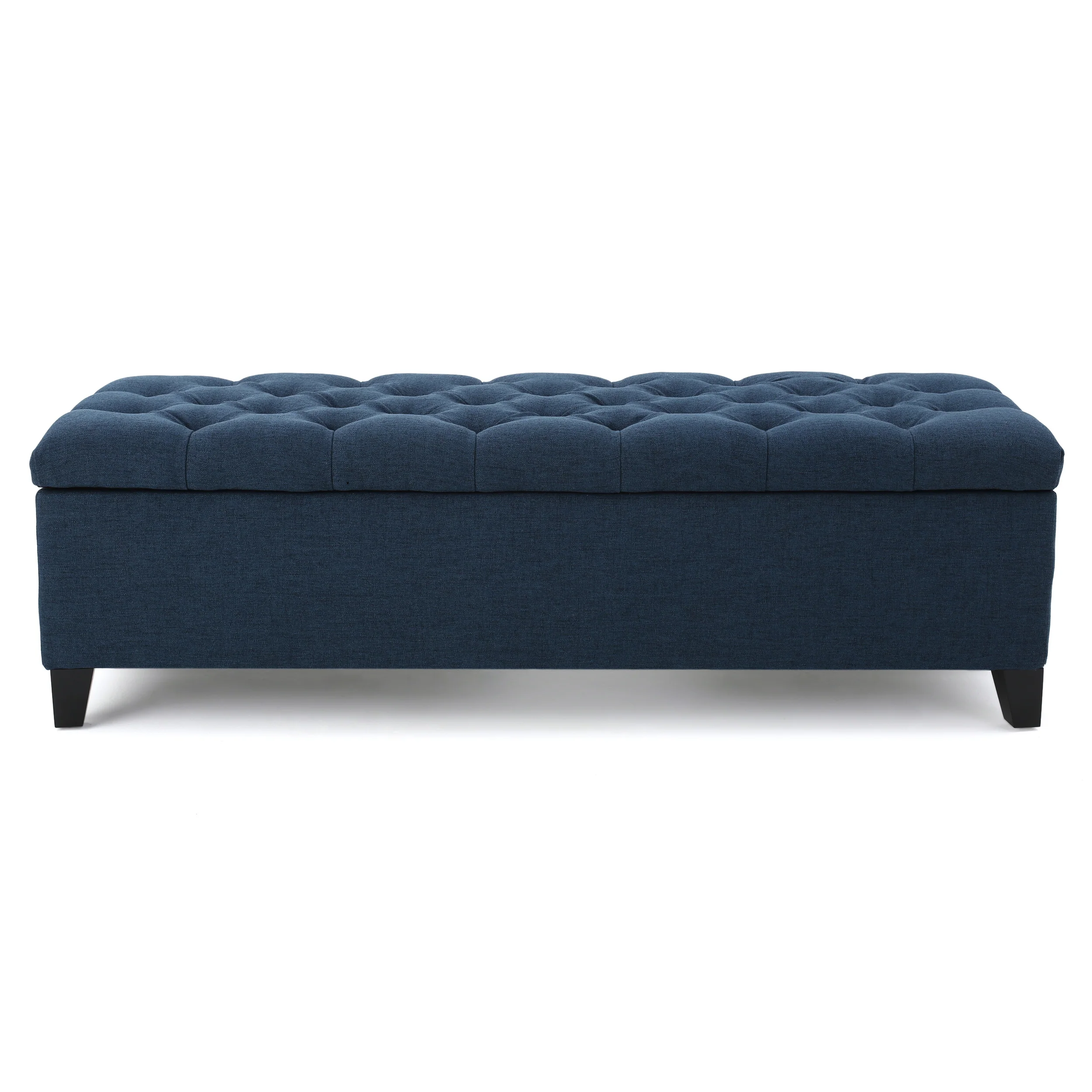 Molle Contemporary Button-Tufted Fabric Storage Ottoman Bench - furnishings