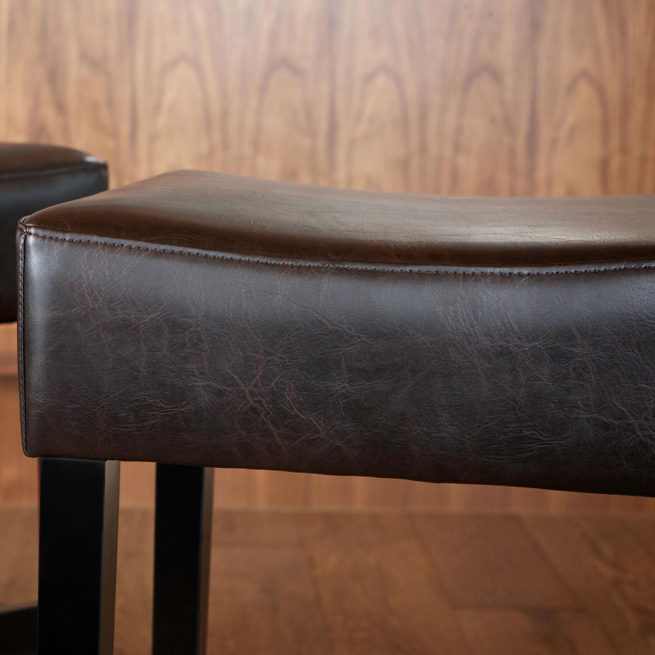 Duff 26-Inch Backless Leather Counter Stools (Set of 2) - furnishings