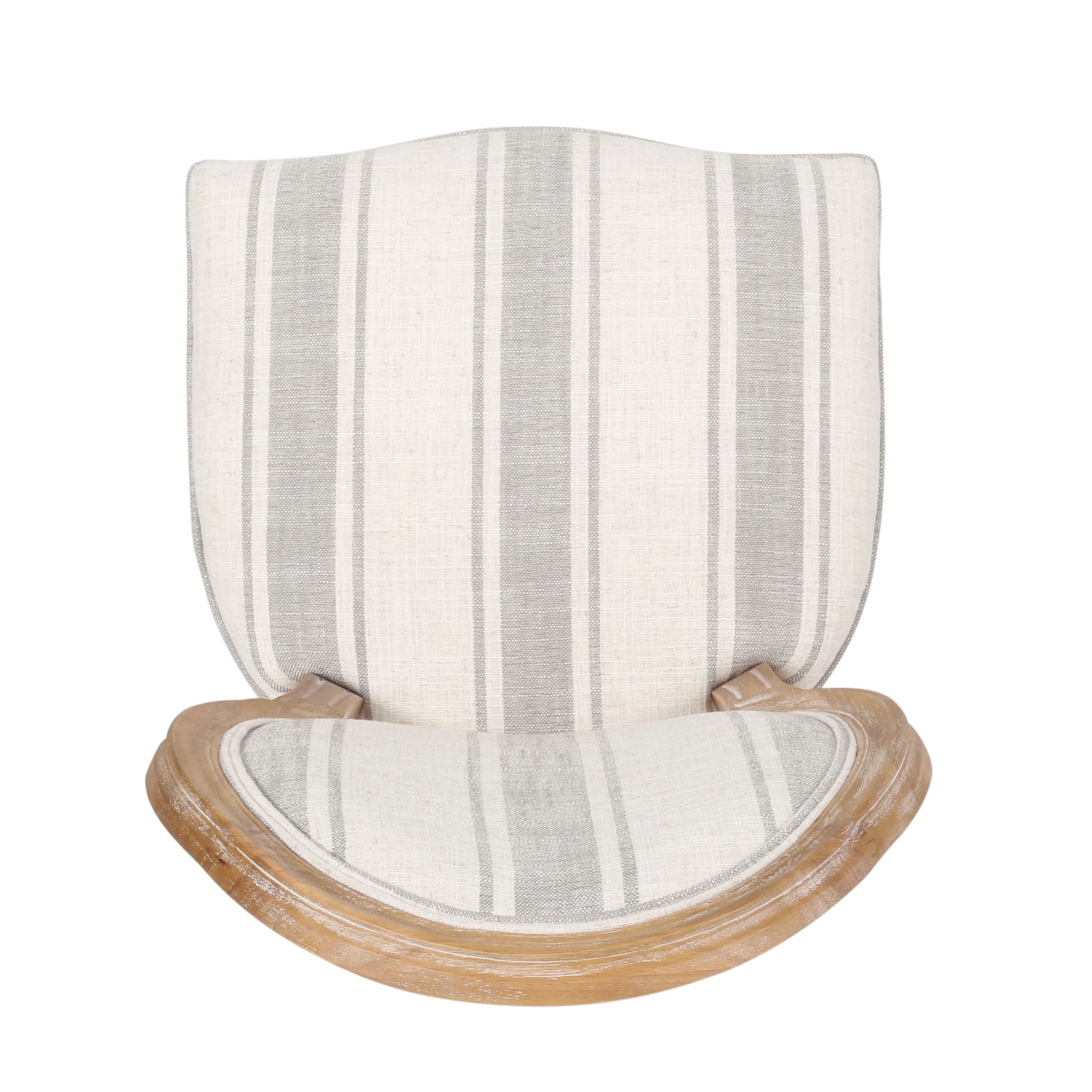 Lariya French Country Fabric Dining Chairs - furnishings