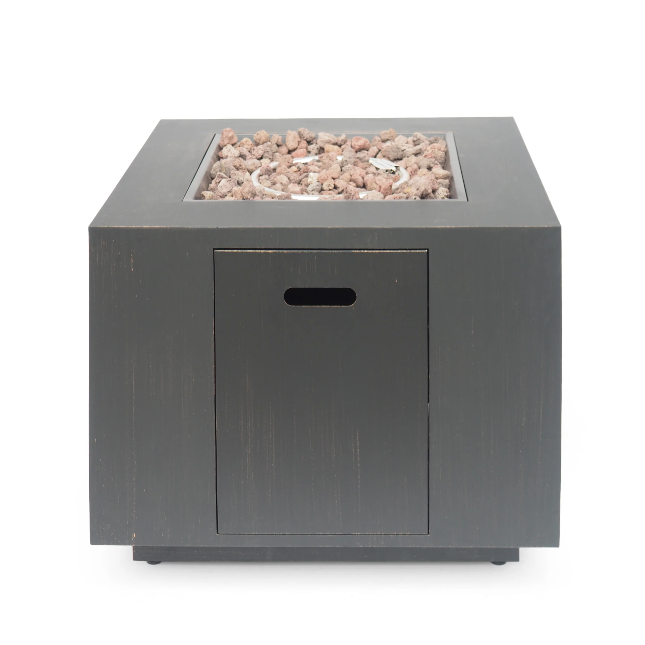Jasmine Outdoor 33-Inch Square Fire Pit - furnishings