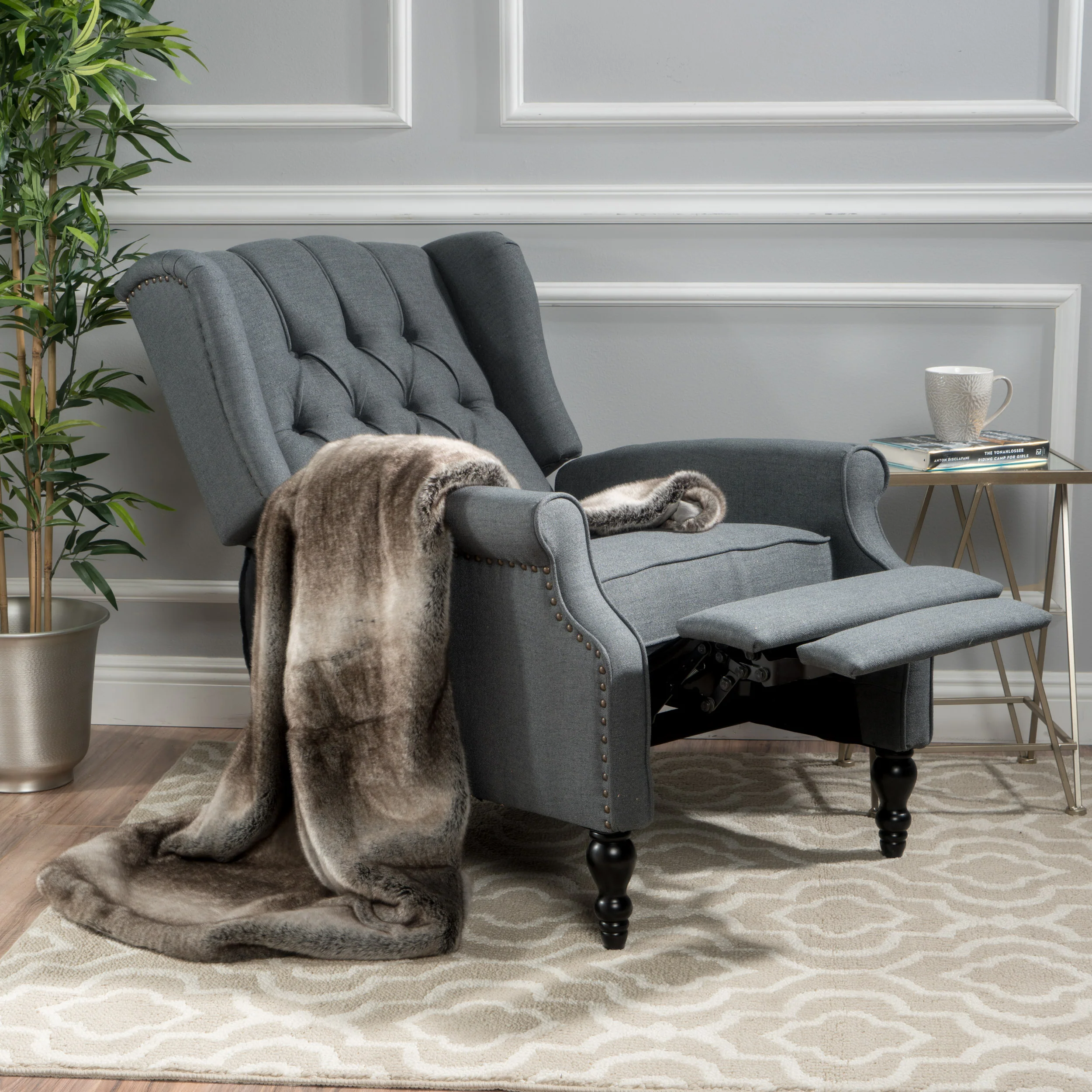 Elizabeth Tufted Back Recliner - furnishings