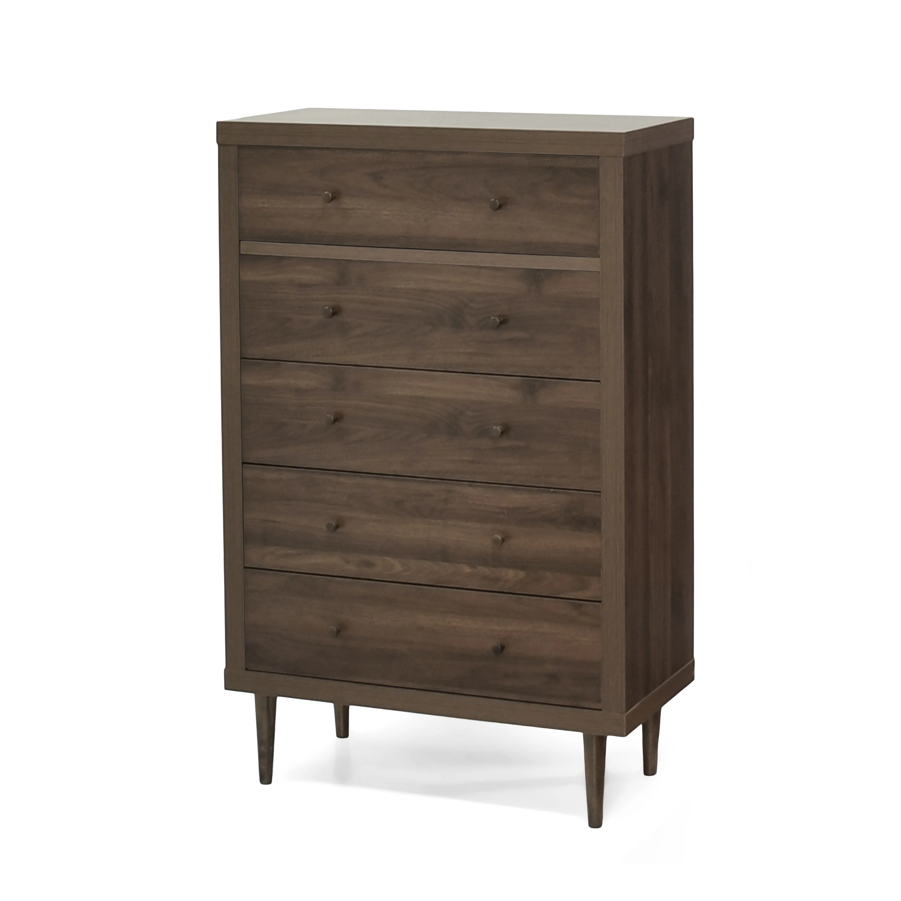 Farhart Mid Century Modern 5 Drawer Dresser - furnishings