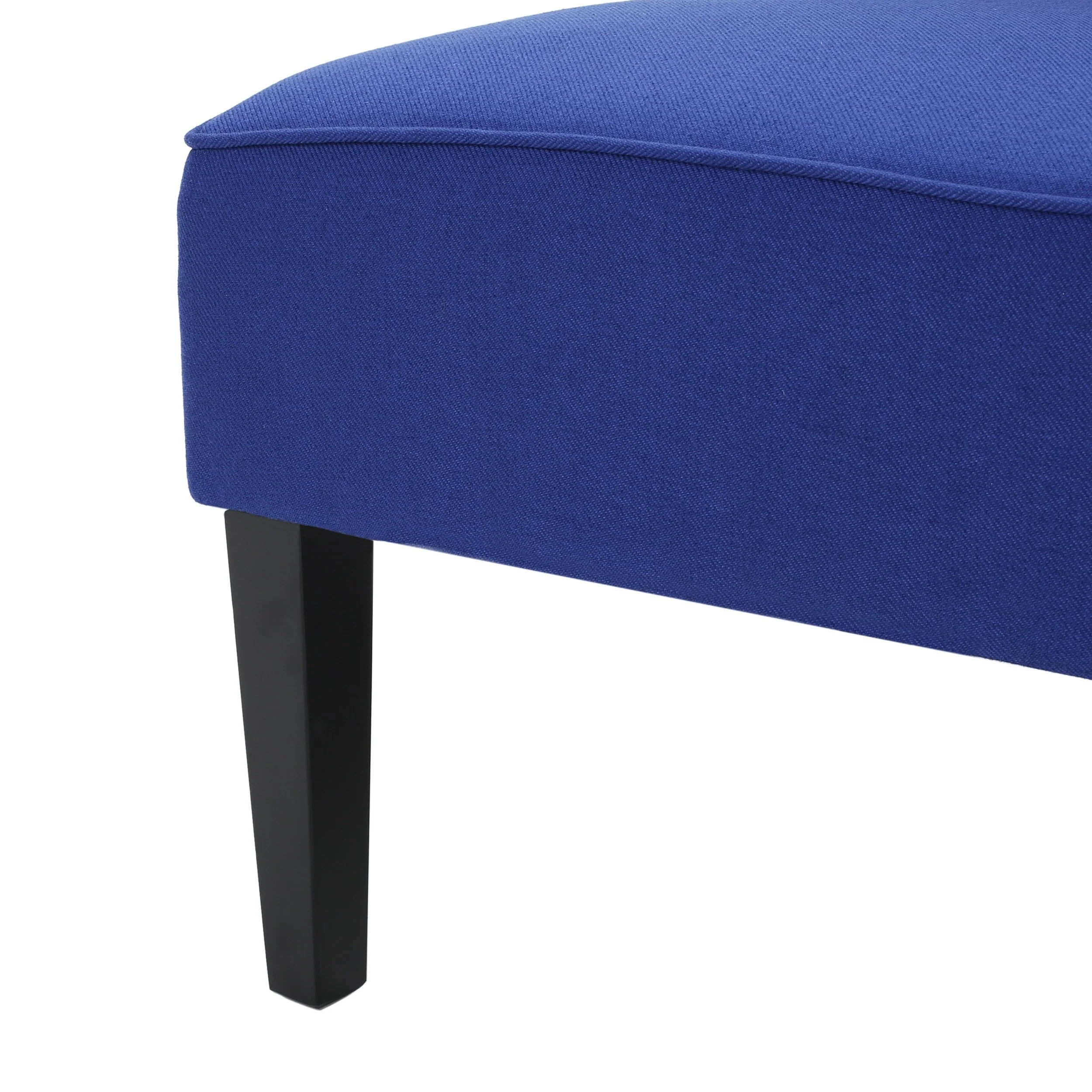 Charlotte Modern Simple Elegant Fabric Settee - furnishings