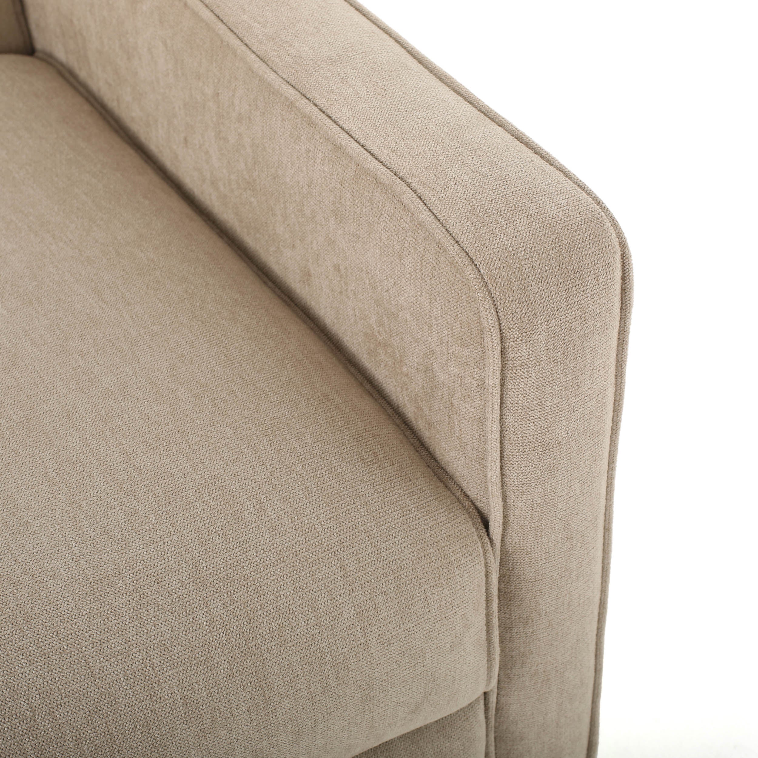 Olinda Minimalist Style Fabric Recliner Chair - furnishings