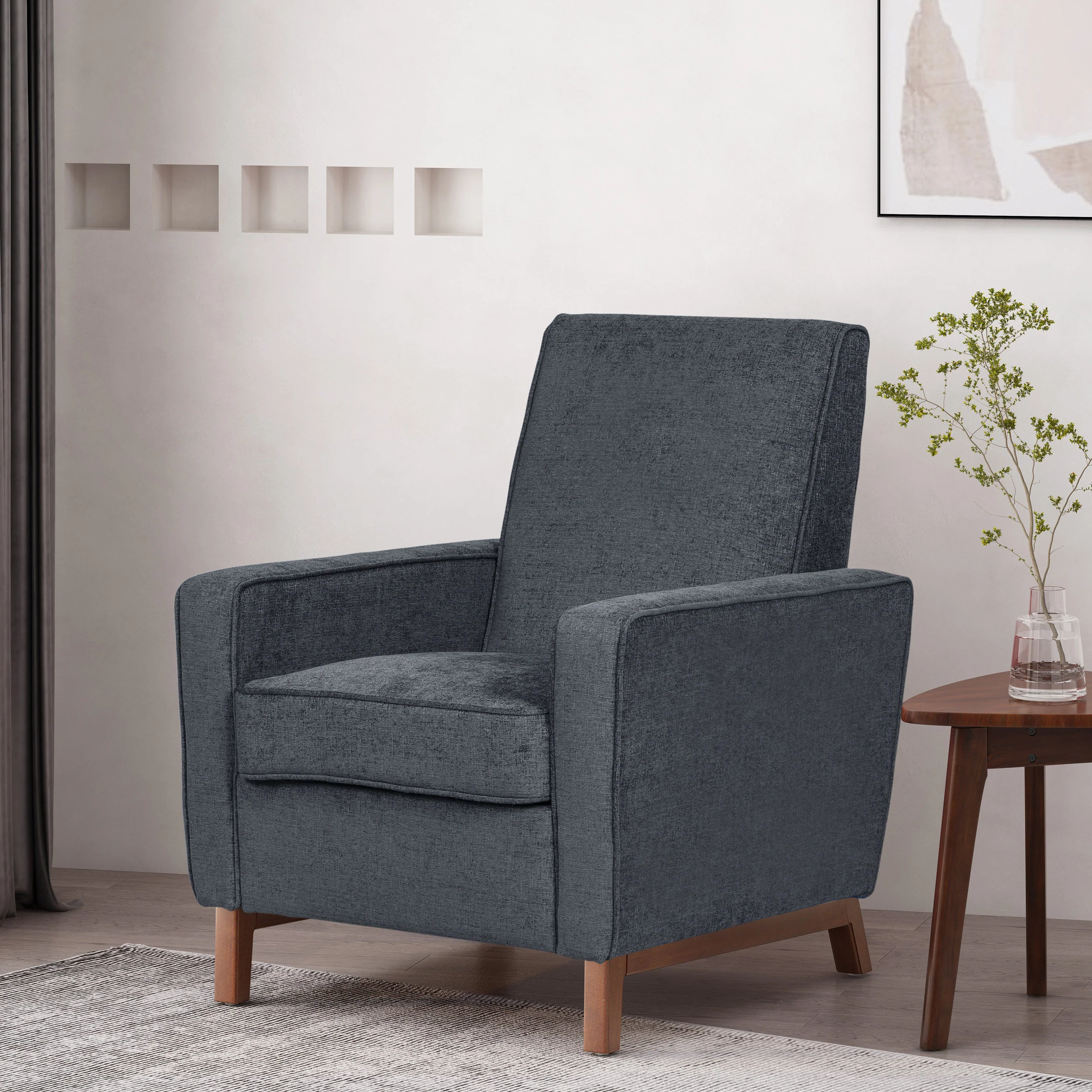 Haston Contemporary Upholstered Club Chair - furnishings