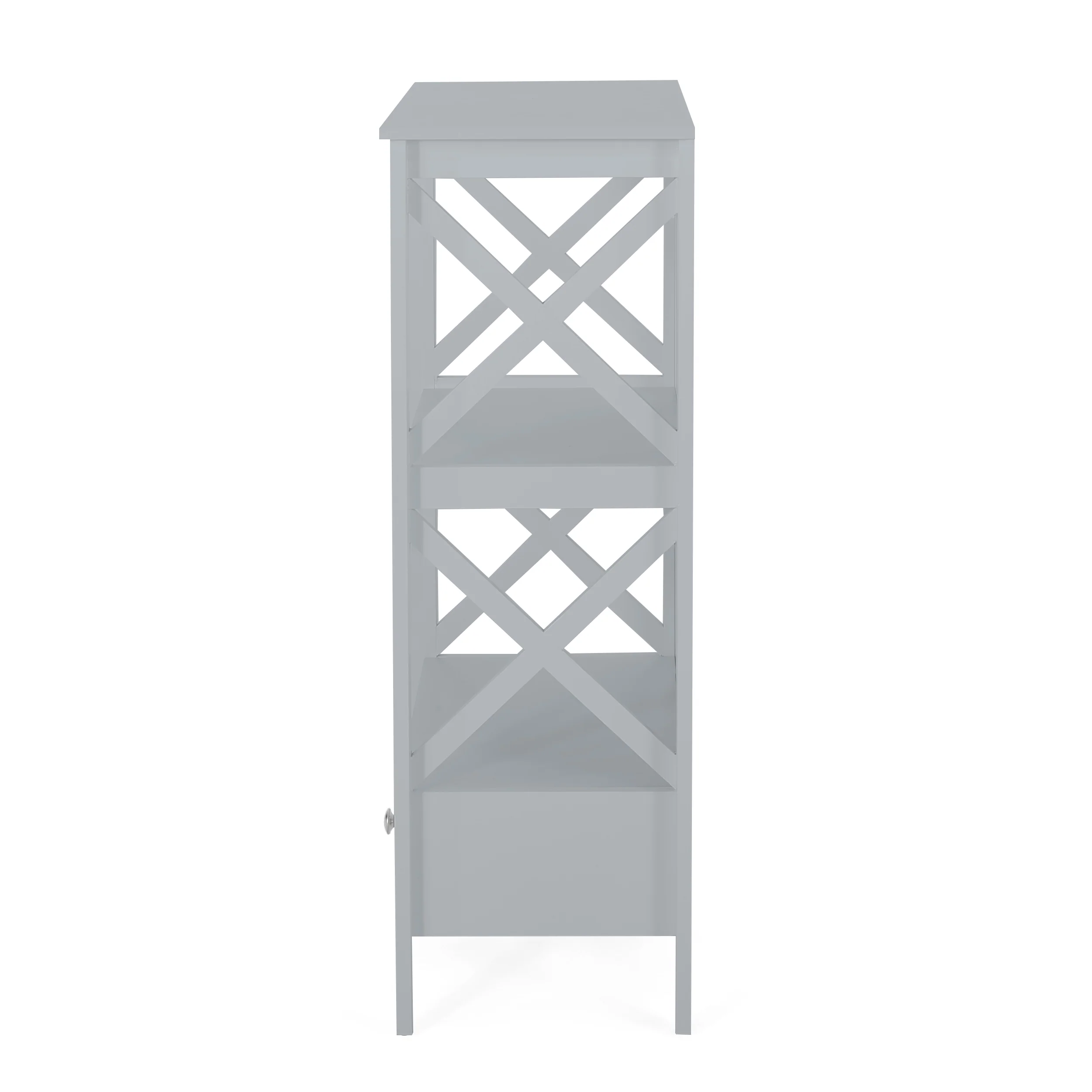 Lewis Modern Bathroom Floor Storage Rack with Drawers - furnishings