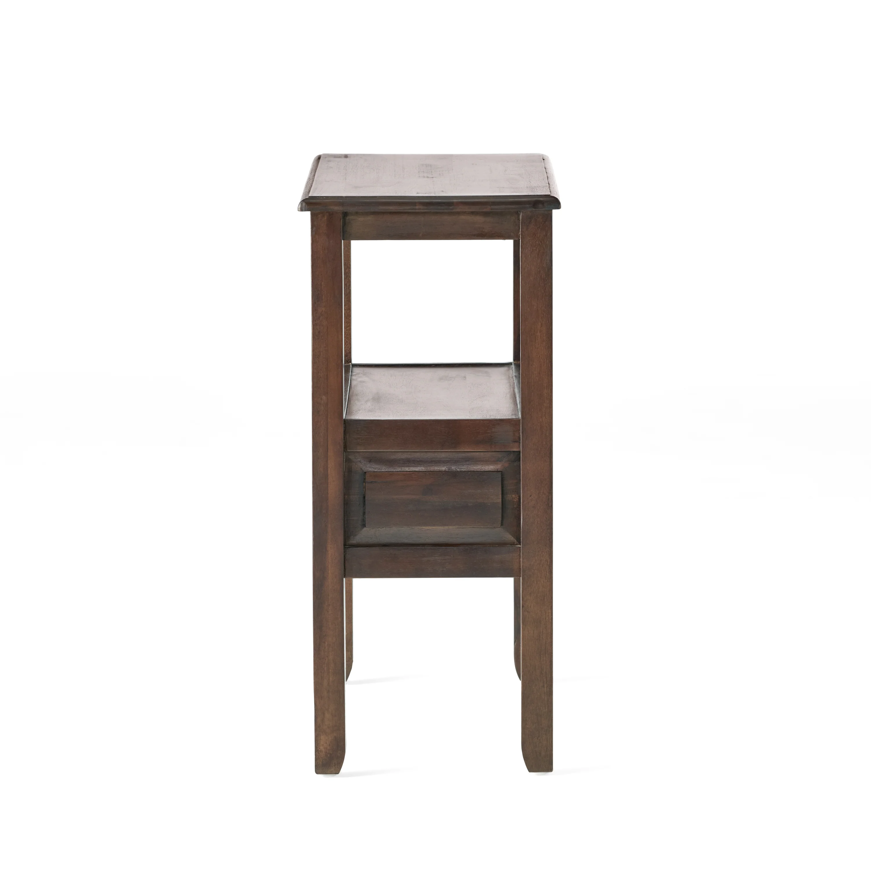 Noah Brown Mahogany Wood Accent Table - furnishings
