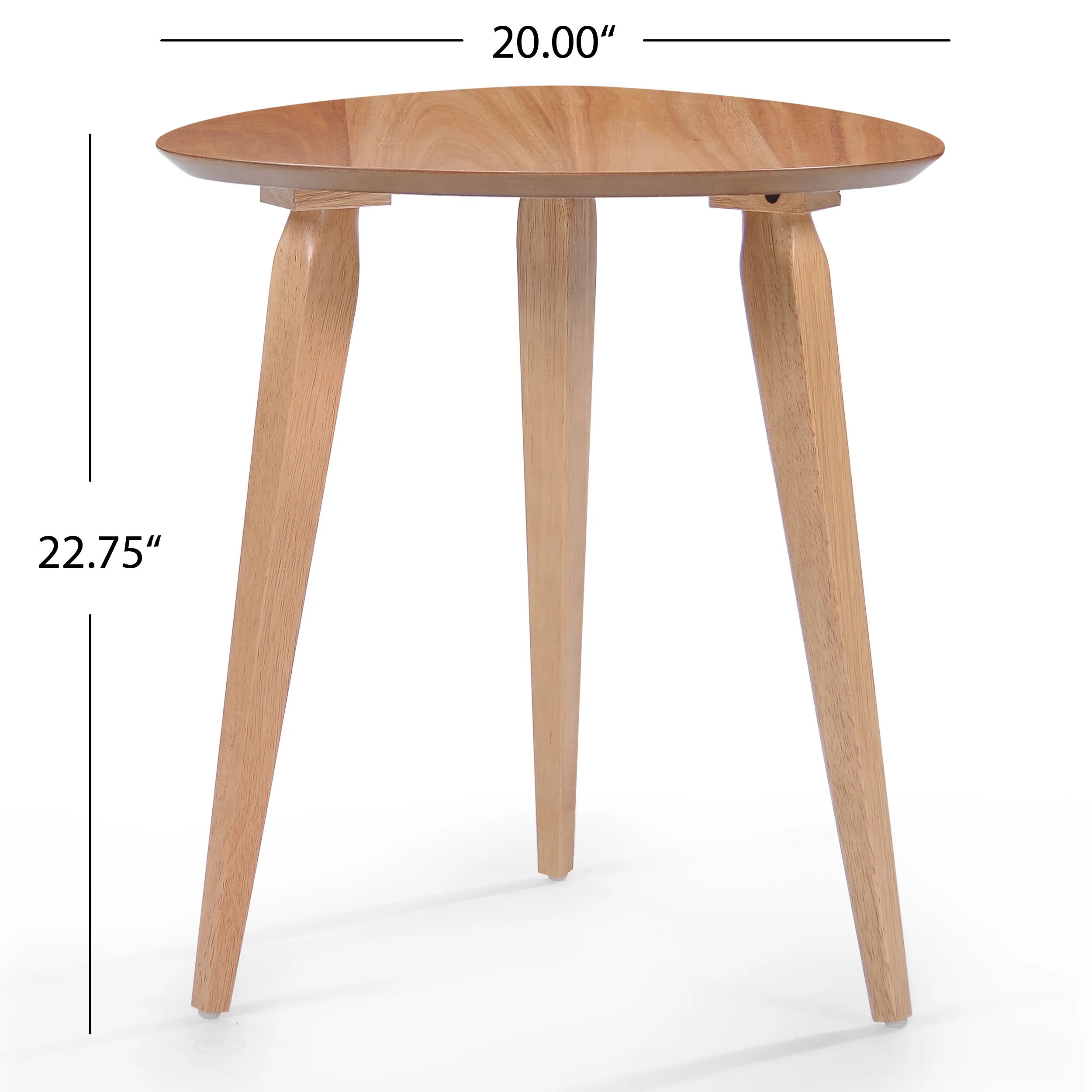 Finnian Modernistic Designed Wood Finish End Table - furnishings