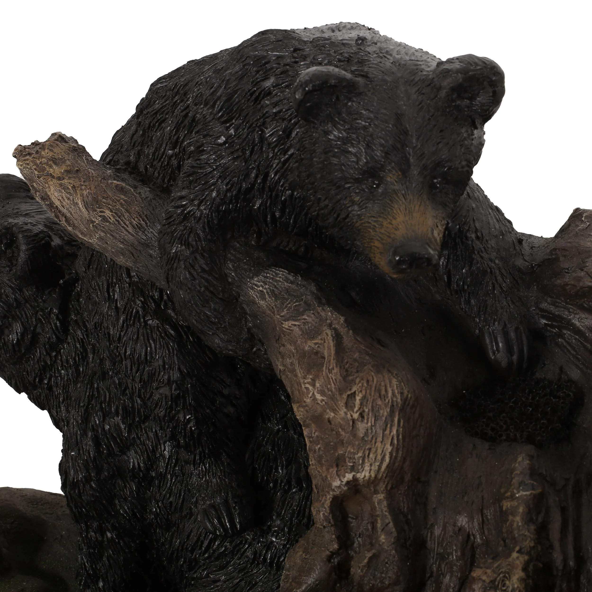 Bowery Datona Outdoor Bears on a Log Fountain - furnishings