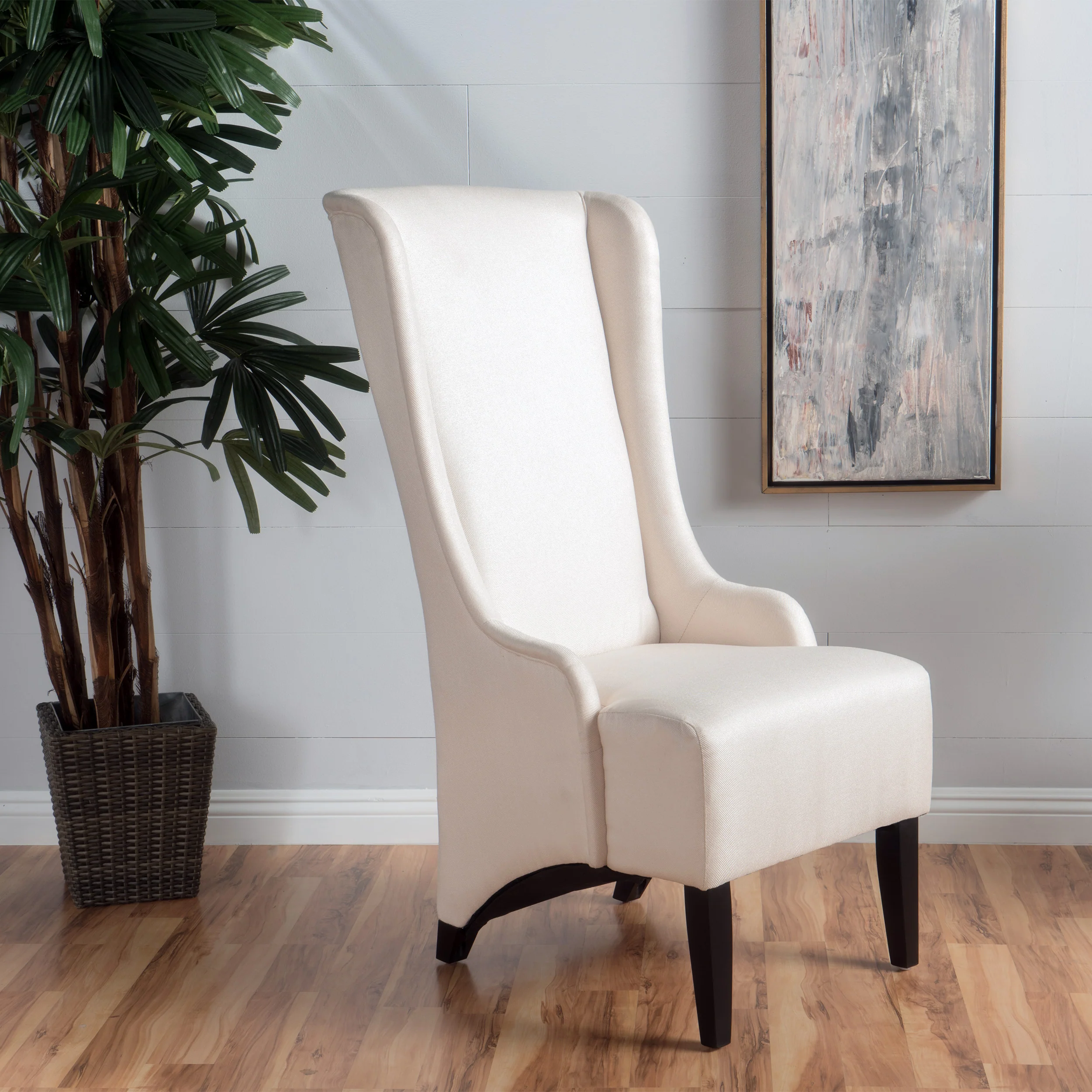 Sheldon Traditional Design High Back Fabric Dining Chair - furnishings
