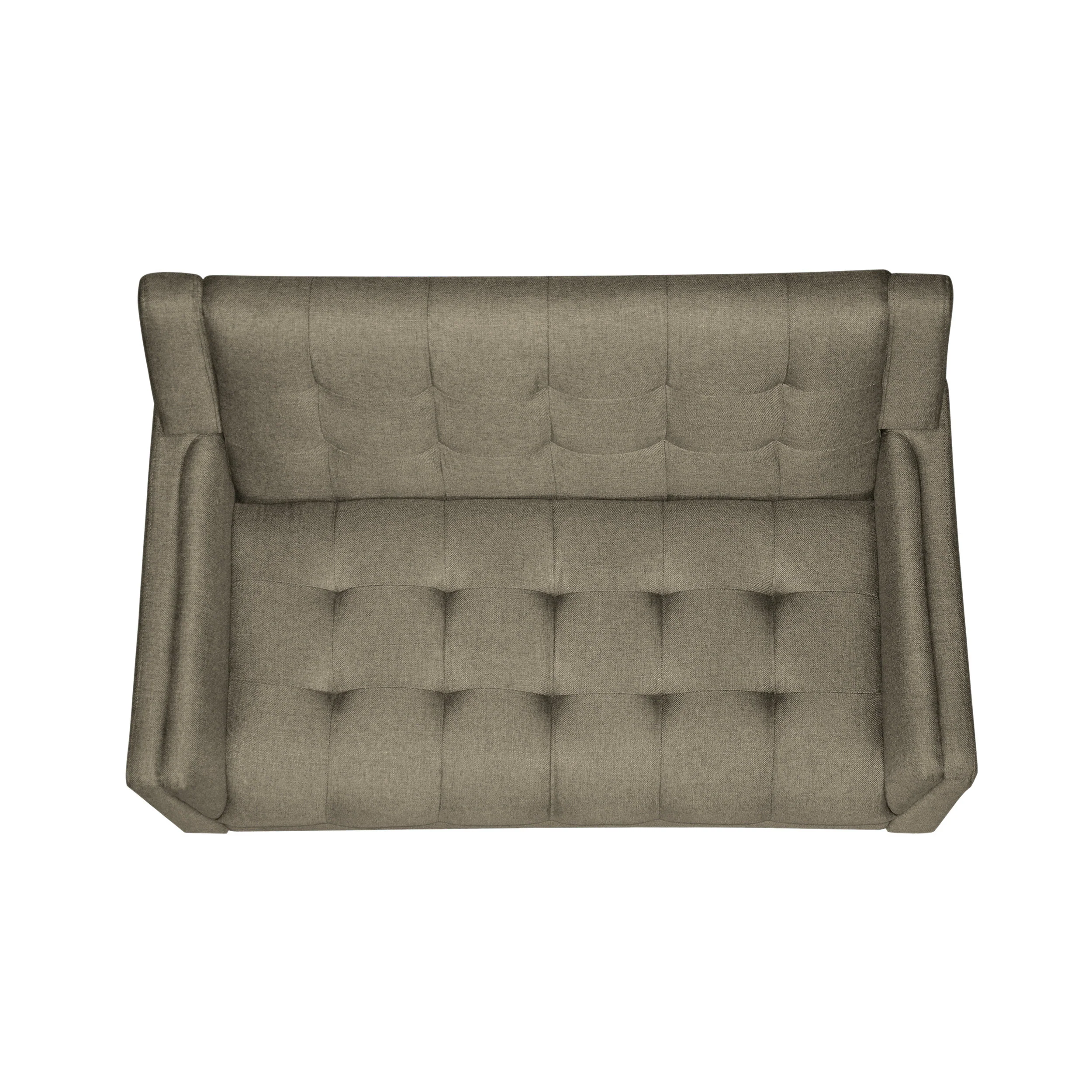 Anvith Mid Century Modern Fabric Loveseat - furnishings
