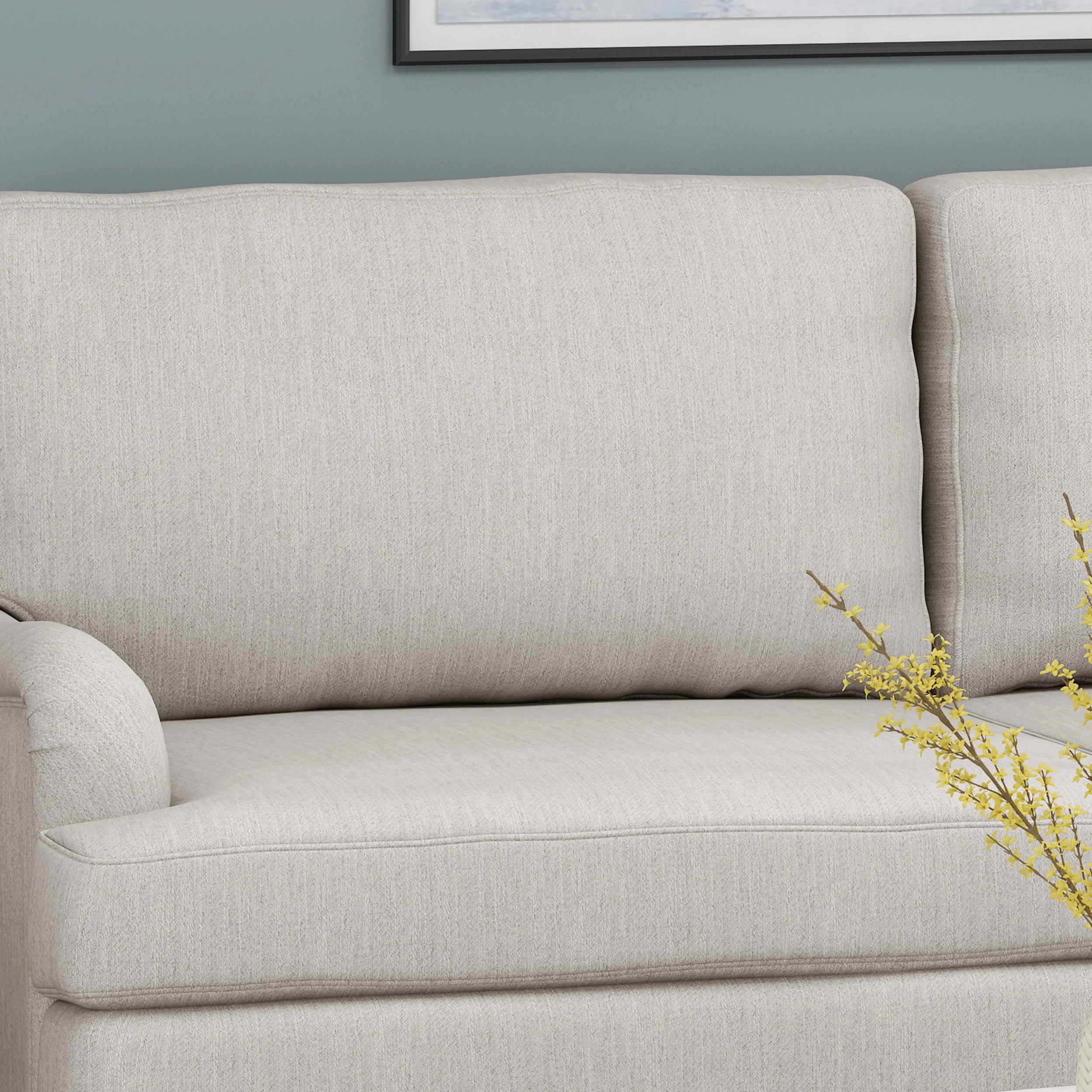 Karsyn Contemporary Fabric Loveseat - furnishings