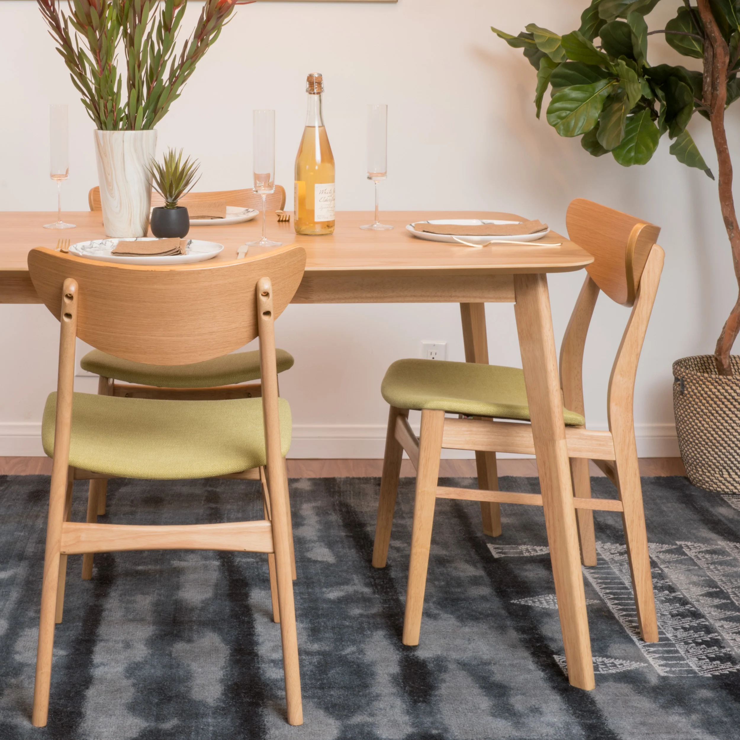 Camilla Scandinavian Design Dining Chairs (set of 2) - furnishings