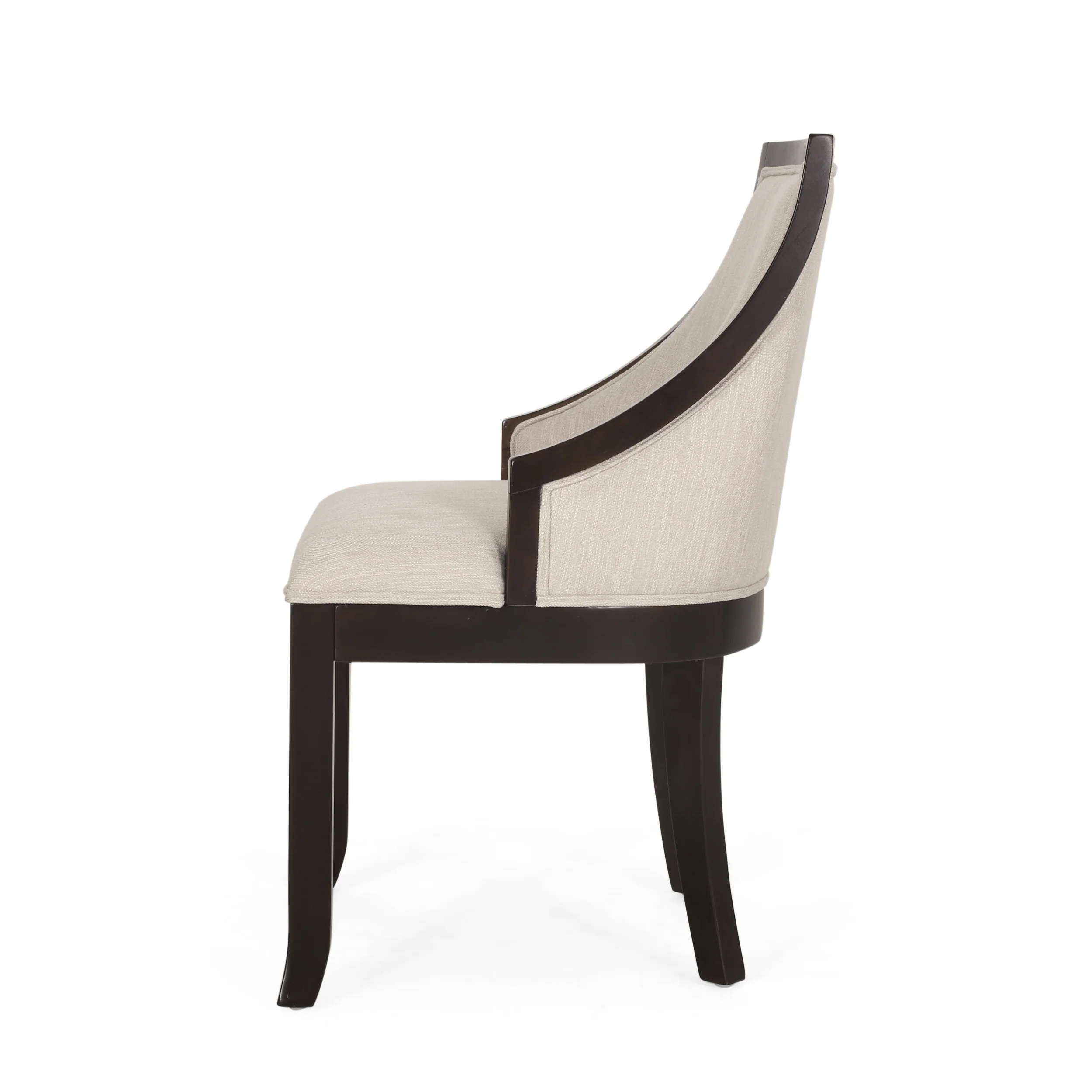 Monita Contemporary Upholstered Birch Wood Dining Chairs, Set of 2 - furnishings
