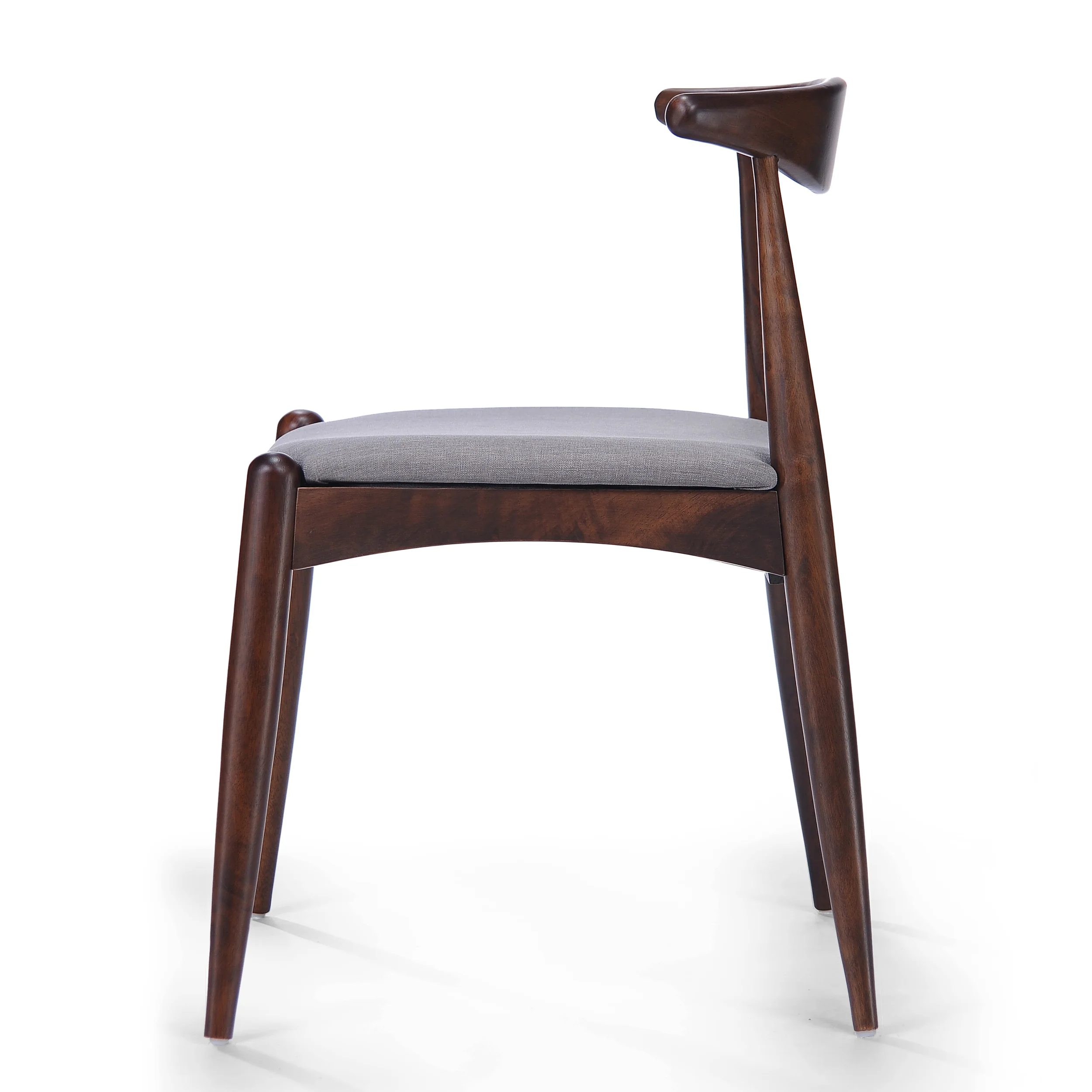Francaise Mid-Century Walnut Finish 5 Piece Dining Set - furnishings