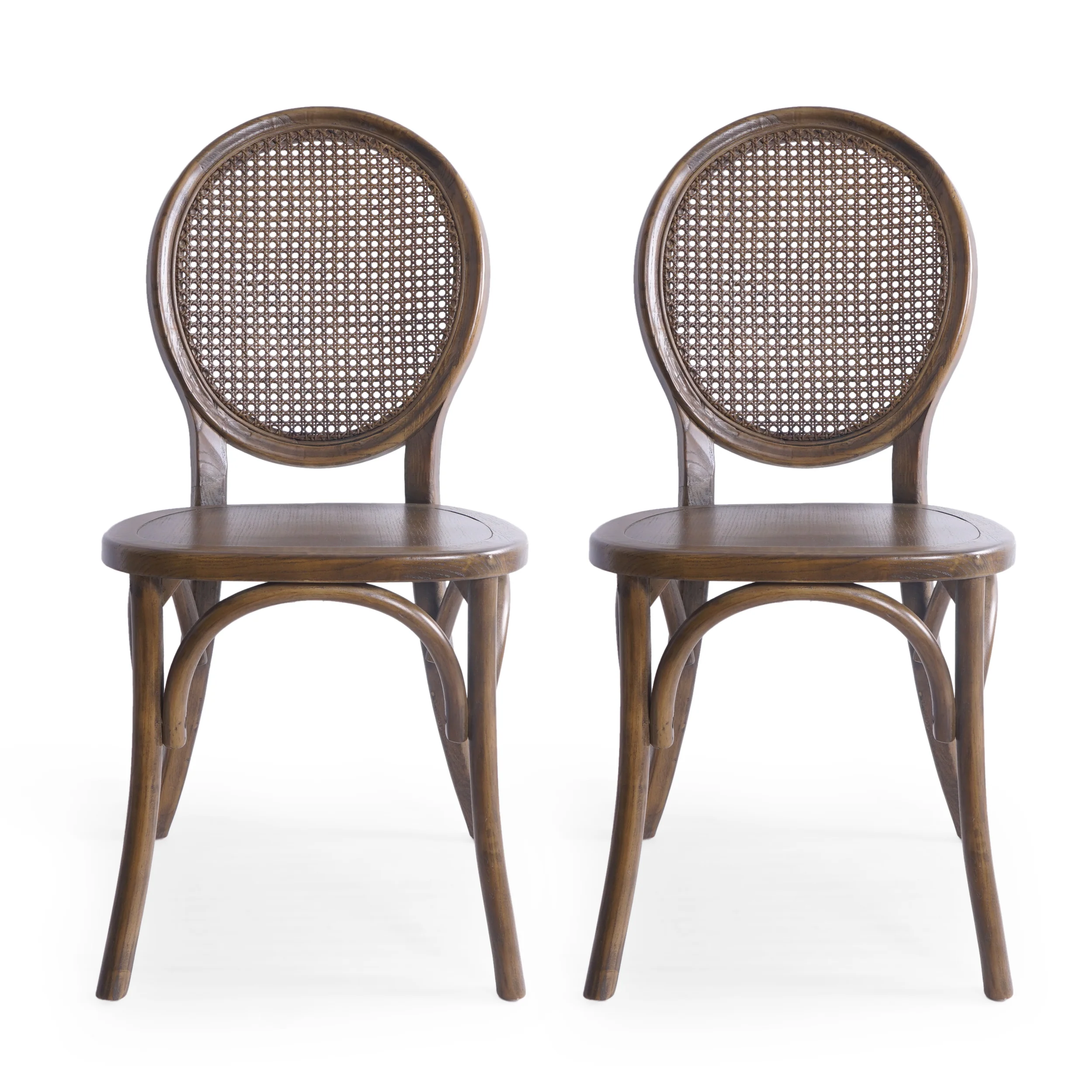 Ruhan Wooded Cane Back Dining Chair (Set of 2) - furnishings