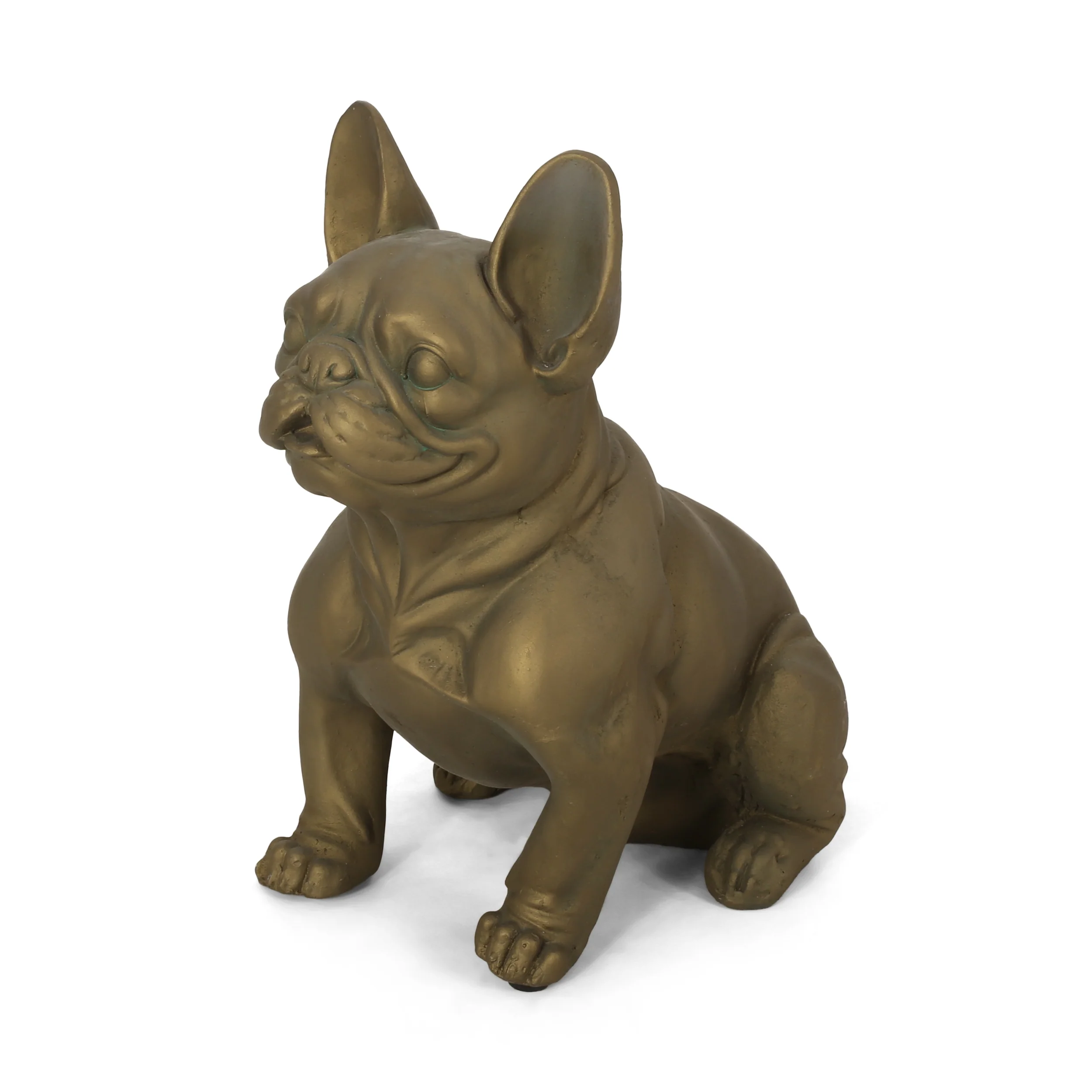 Rilo Outdoor French Bulldog Garden Statue - furnishings