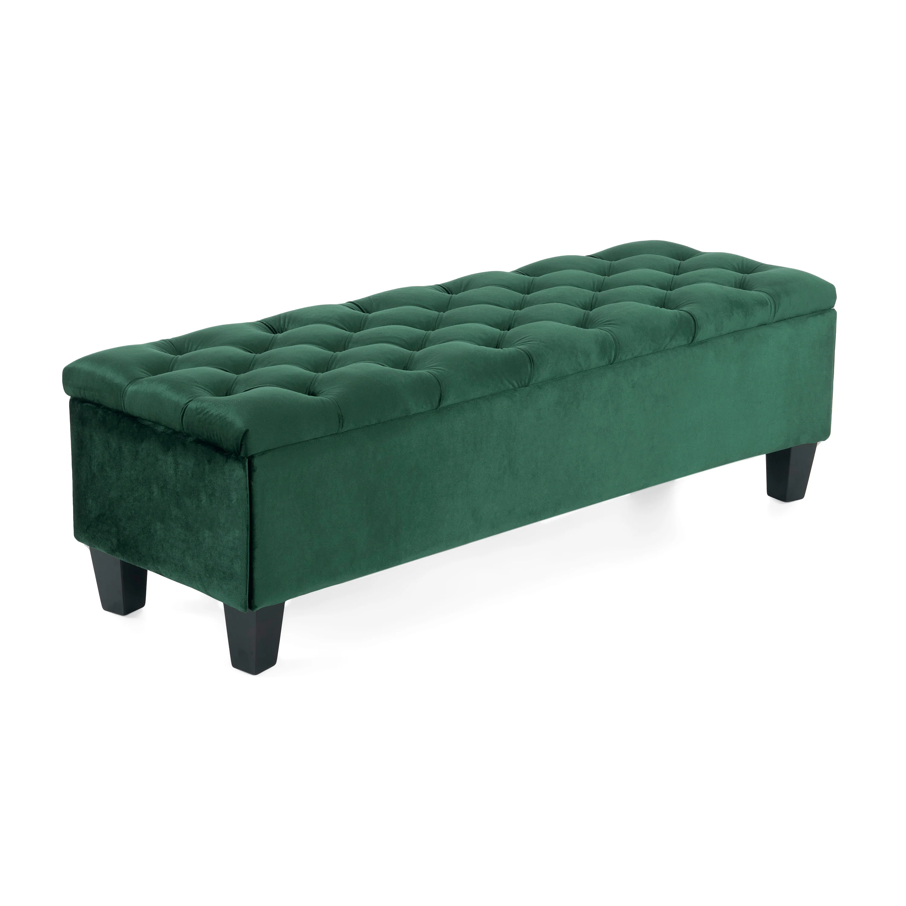 Noctiss Tufted Fabric Ottoman Bench - furnishings