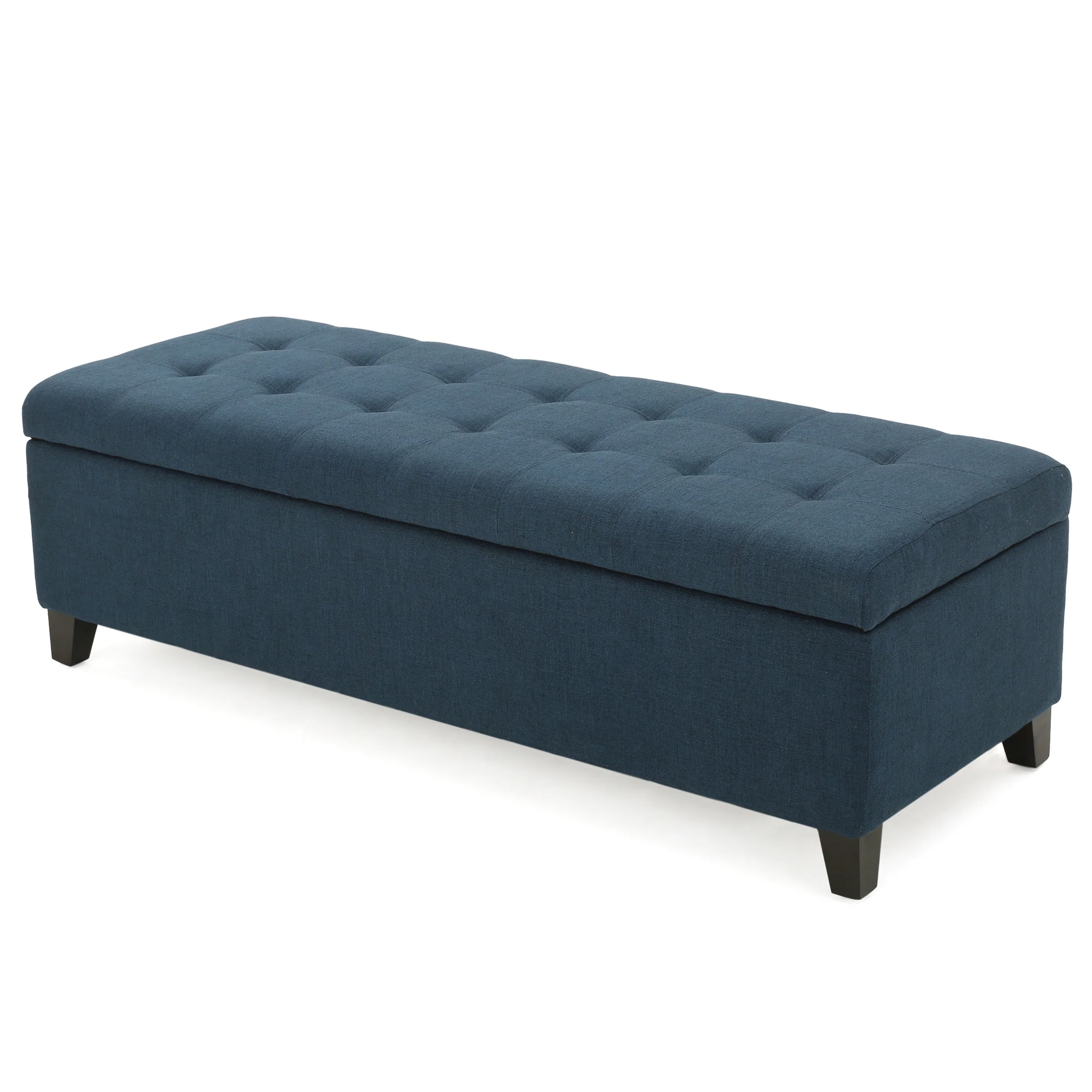 Sterling Fabric Tufted Storage Ottoman - furnishings