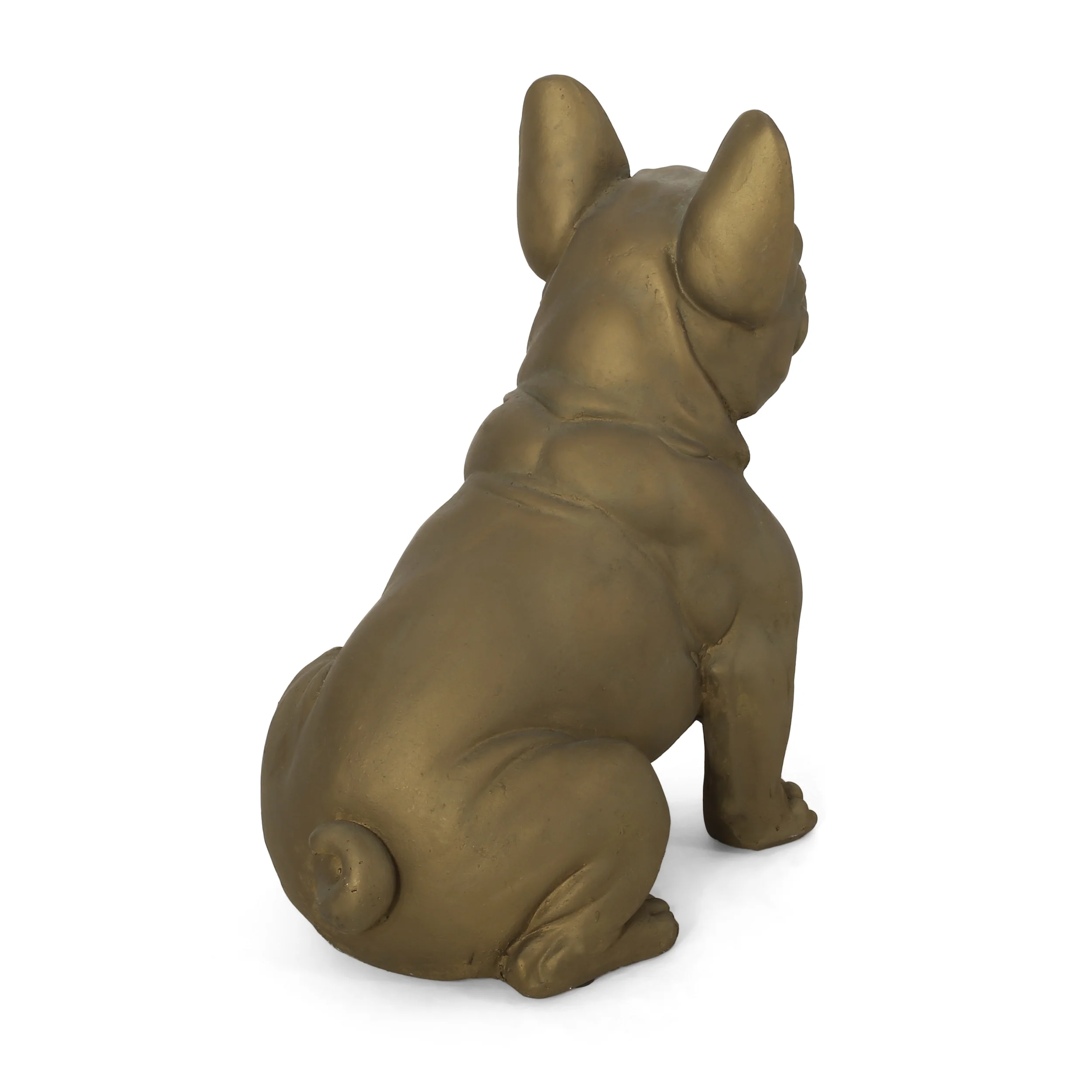 Rilo Outdoor French Bulldog Garden Statue - furnishings