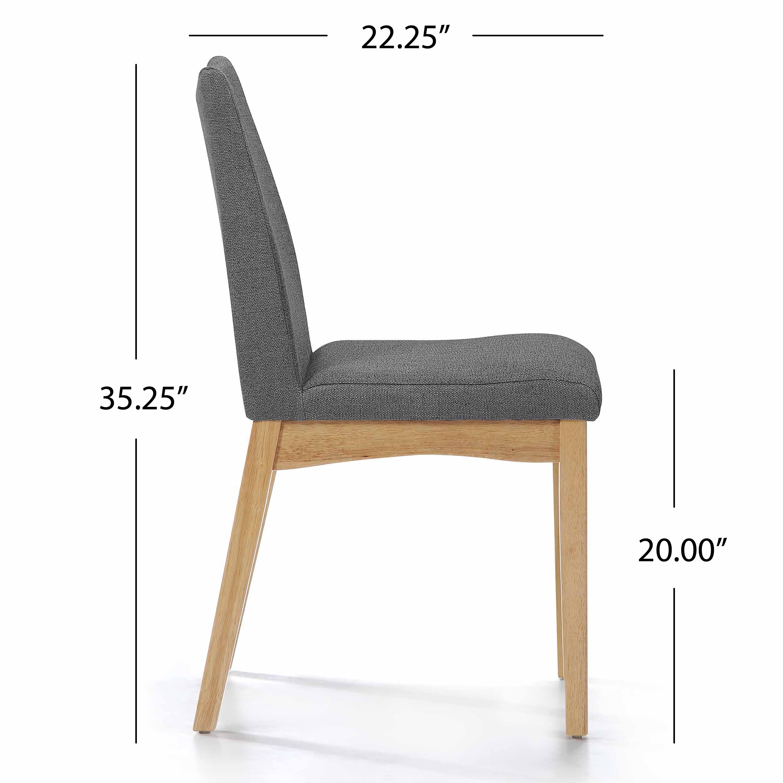 Gertrude Mid-Century Modern 4 Seater Dining Set - furnishings