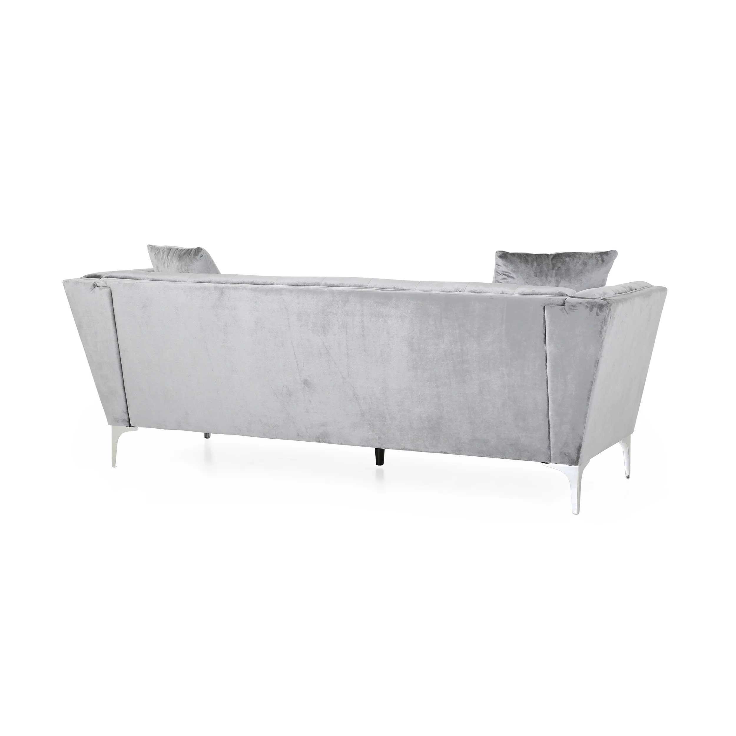 Ryliegh Modern Glam 3 Seater Velvet Sofa - furnishings