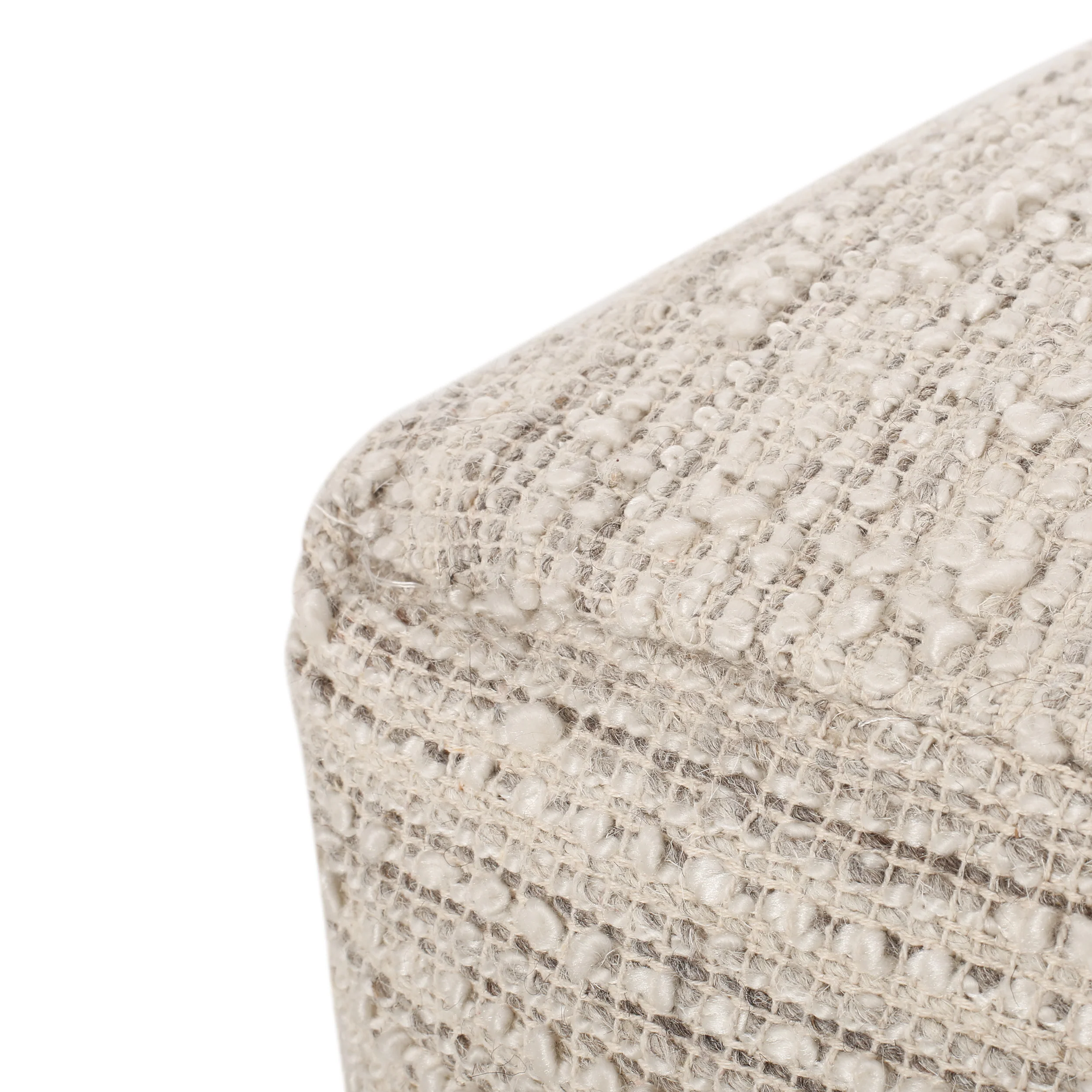 Osgood Boho Handcrafted Fabric Cube Pouf - furnishings