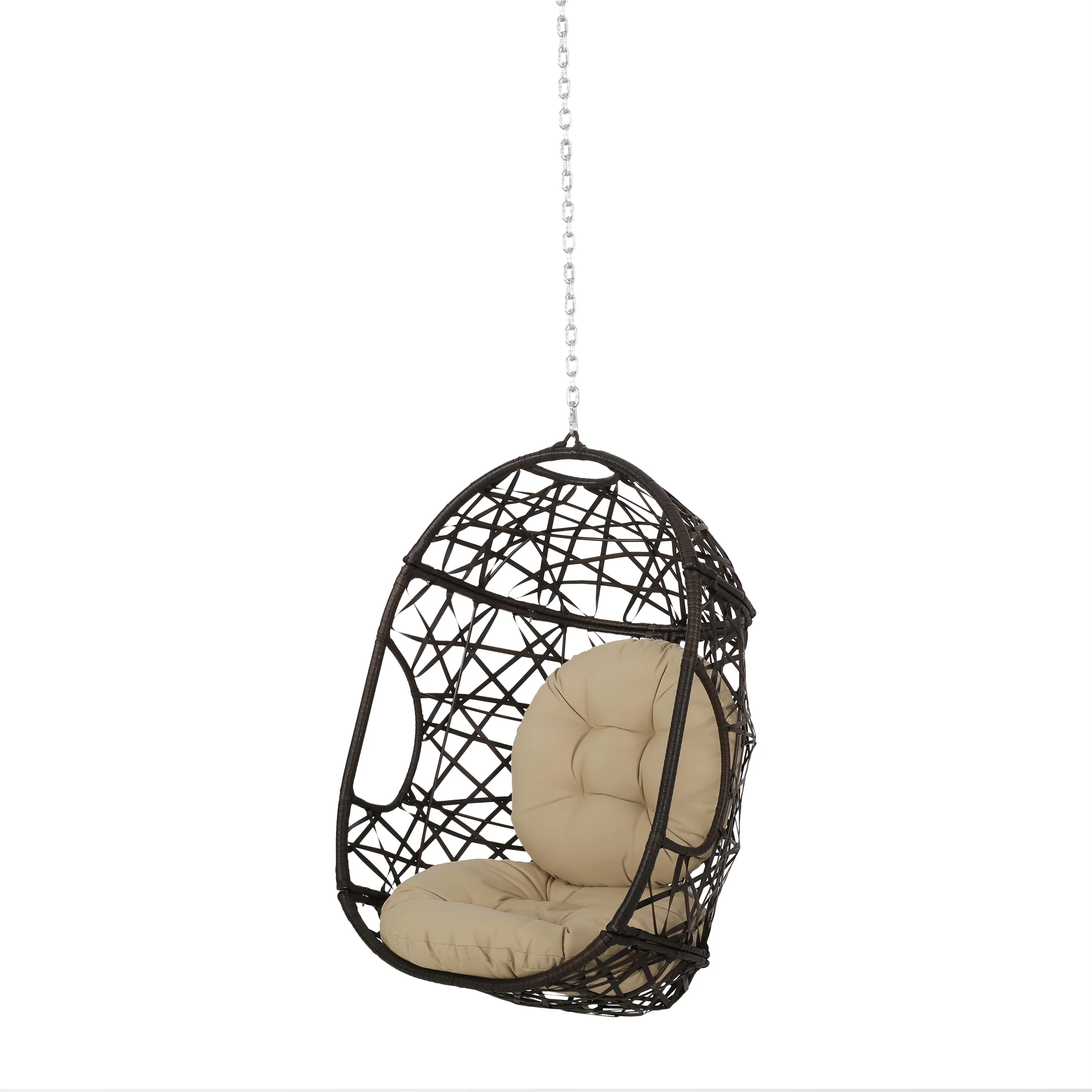 Lannah Indoor/Outdoor Wicker Basket Hanging Chair (NO STAND) - furnishings