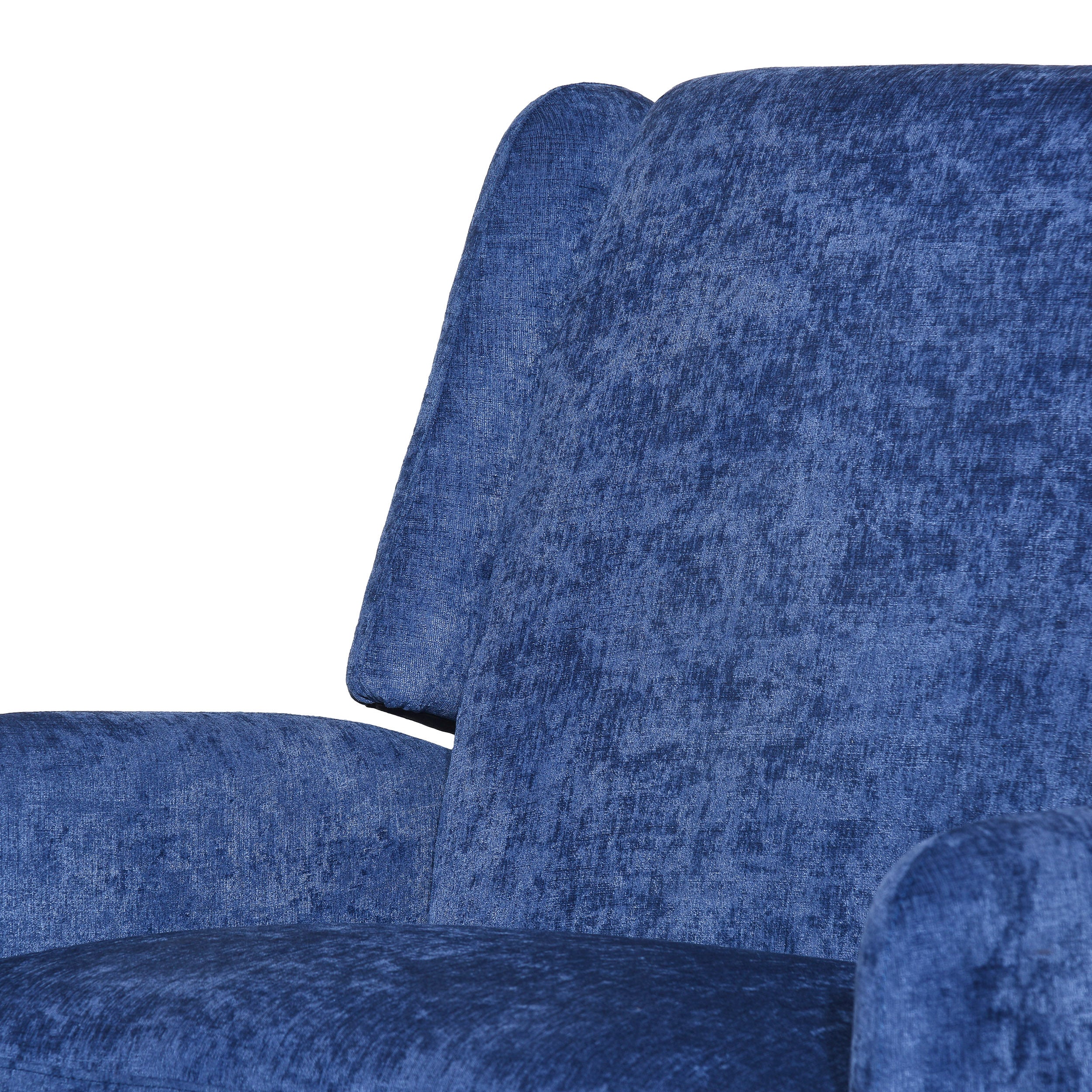 Rockney Contemporary Oversized Fabric Pushback Recliner - furnishings