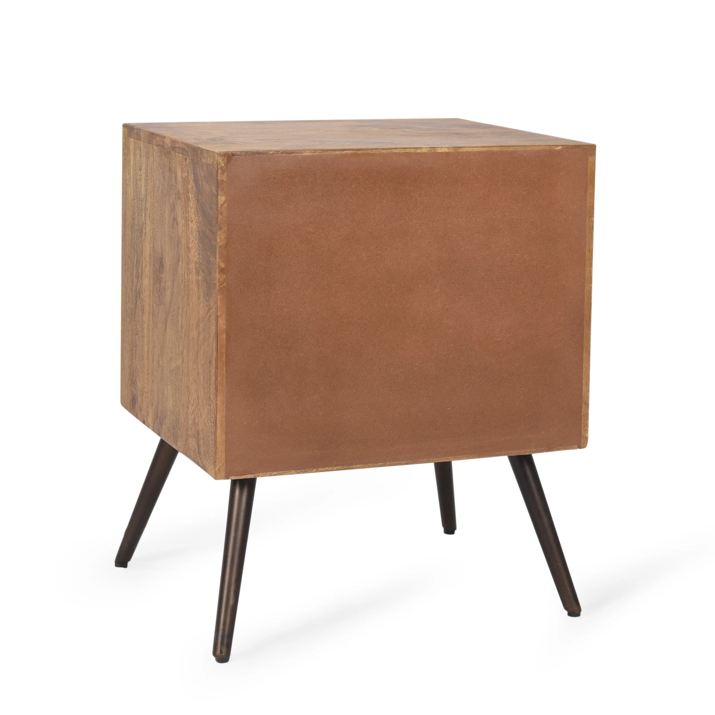 Riha Mid-Century Modern Mango Wood Cabinet - furnishings