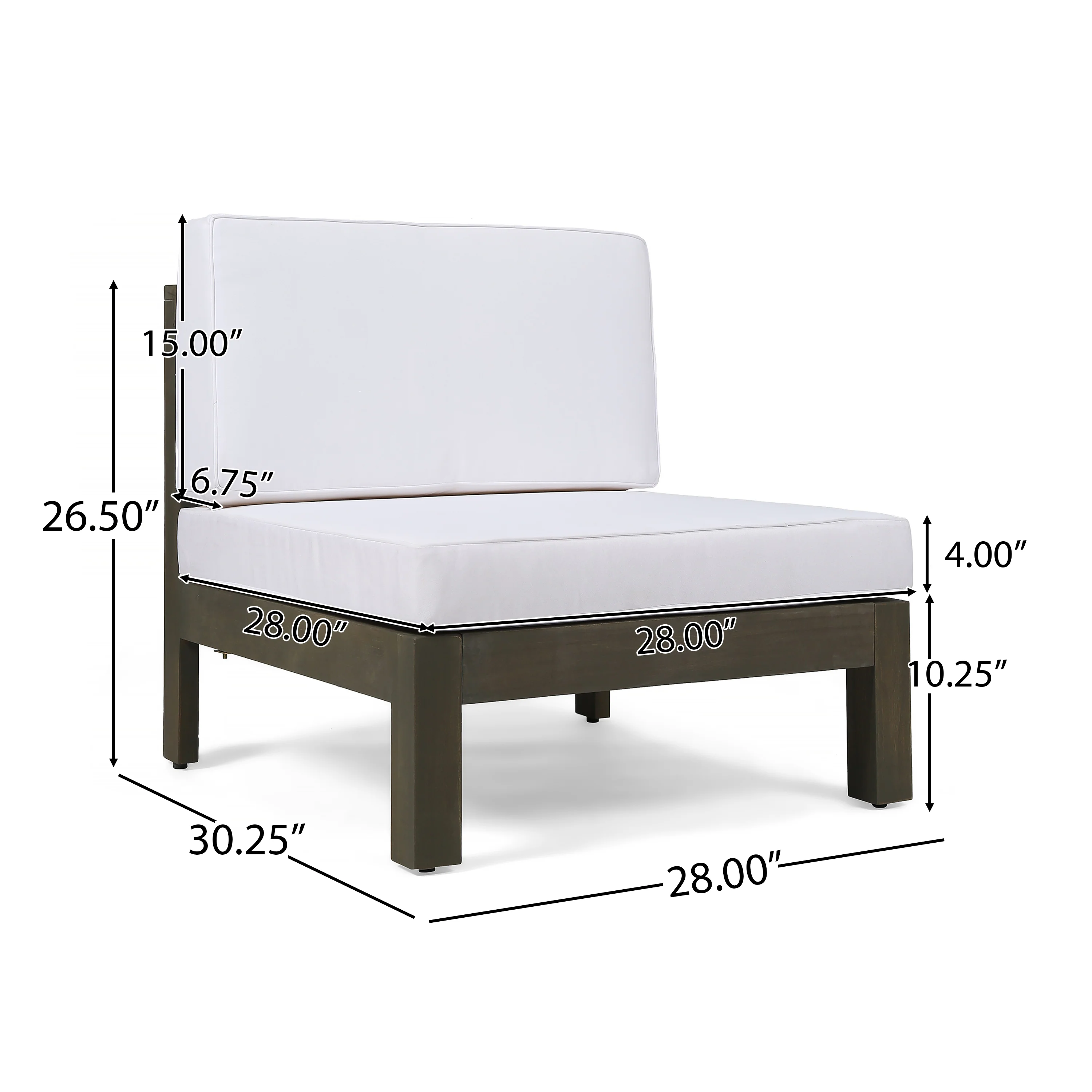 Morgan Outdoor 5 Seater Acacia Wood Sofa Chat Set - furnishings
