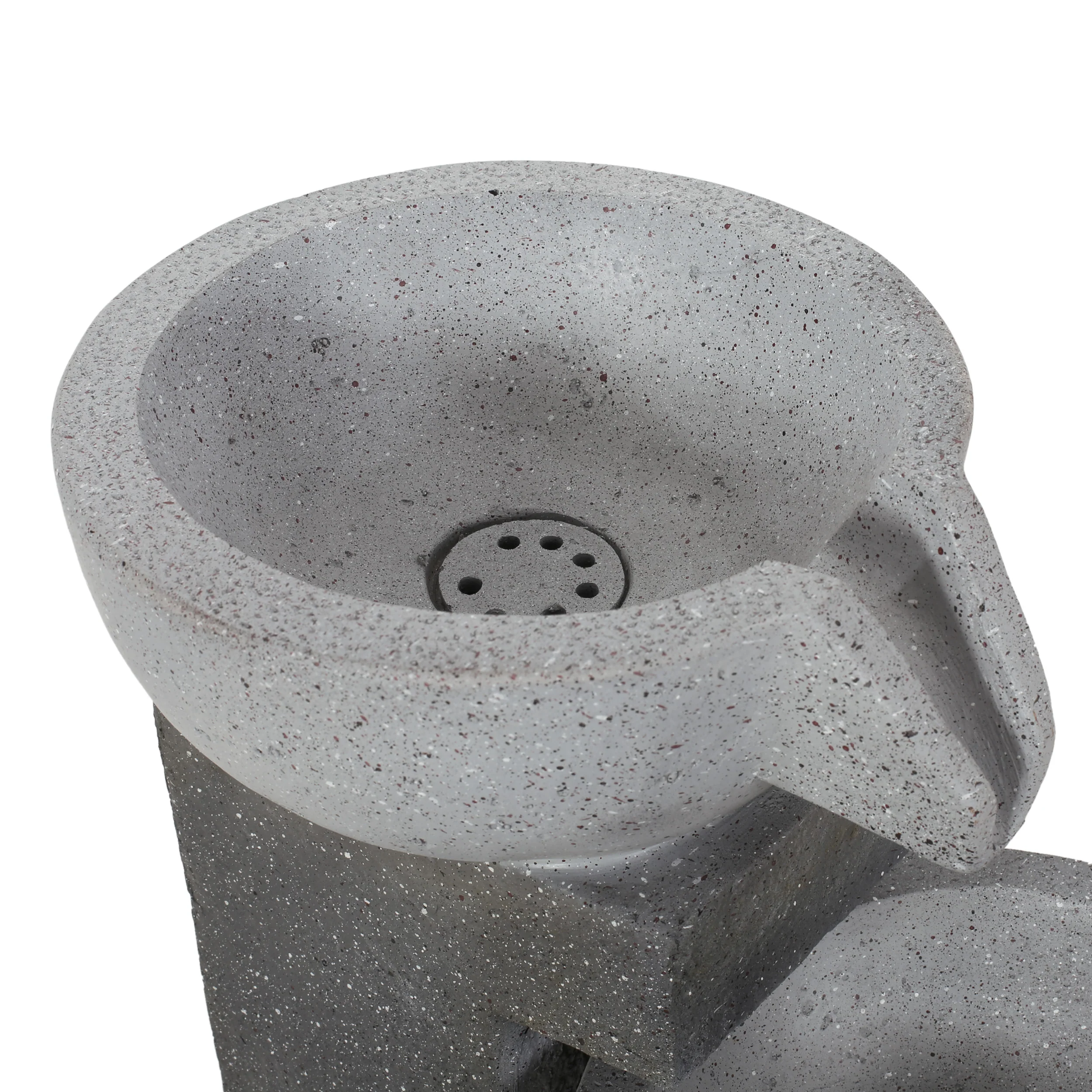 Colquitt Outdoor Modern 3 Tier Fountain - furnishings