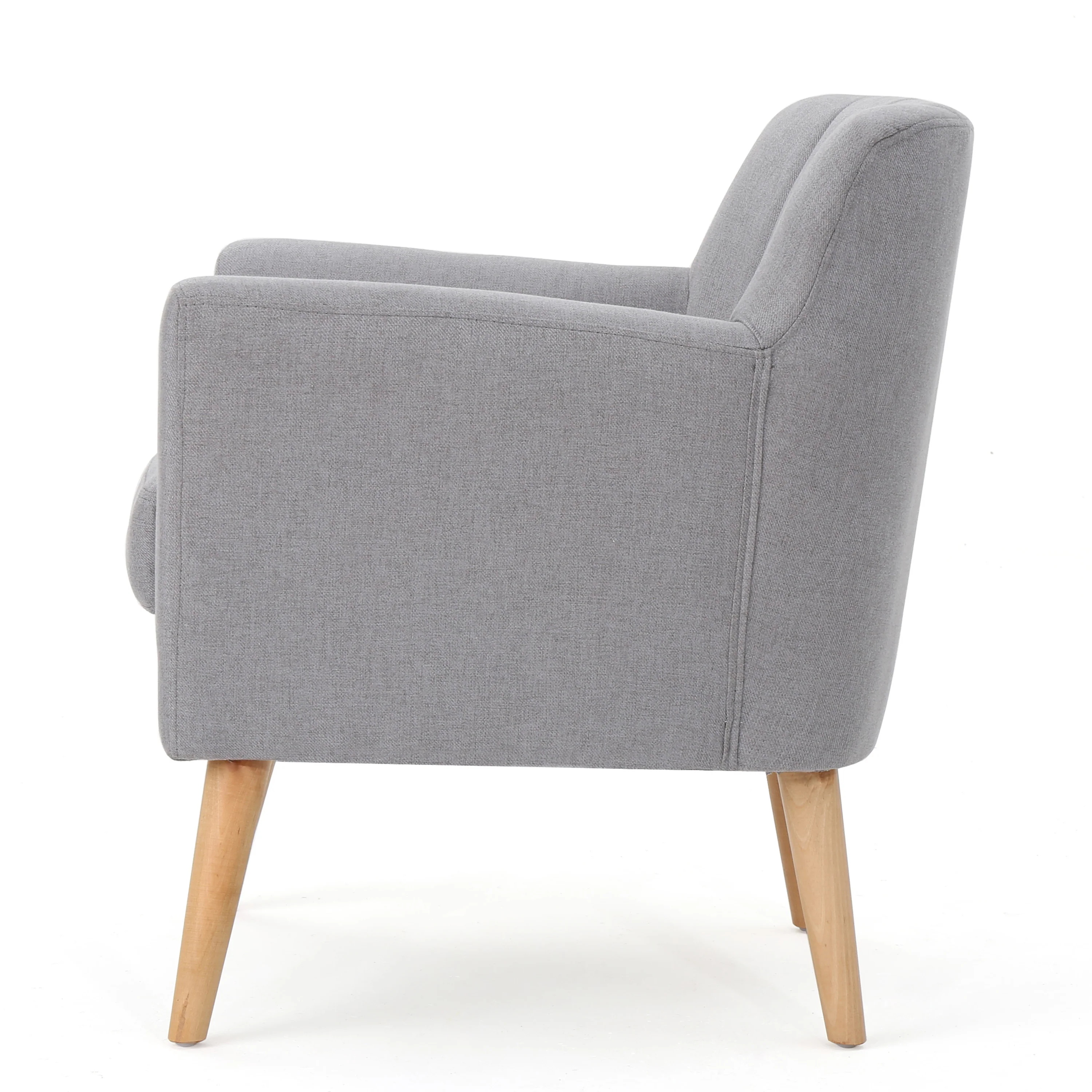 Madelyn Mid Century Modern Fabric Club Chair - furnishings