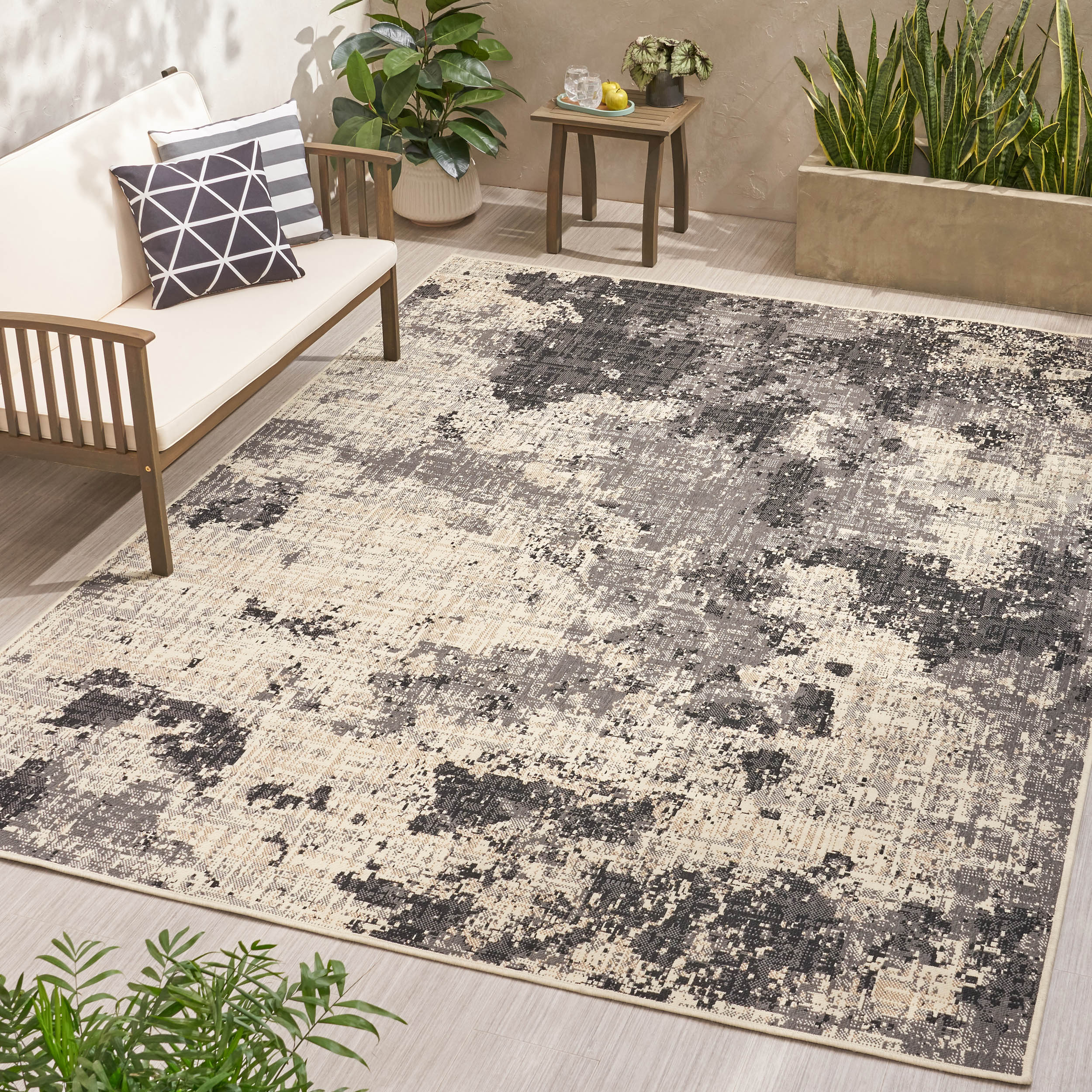Derudder Indoor/Outdoor Area Rug - furnishings