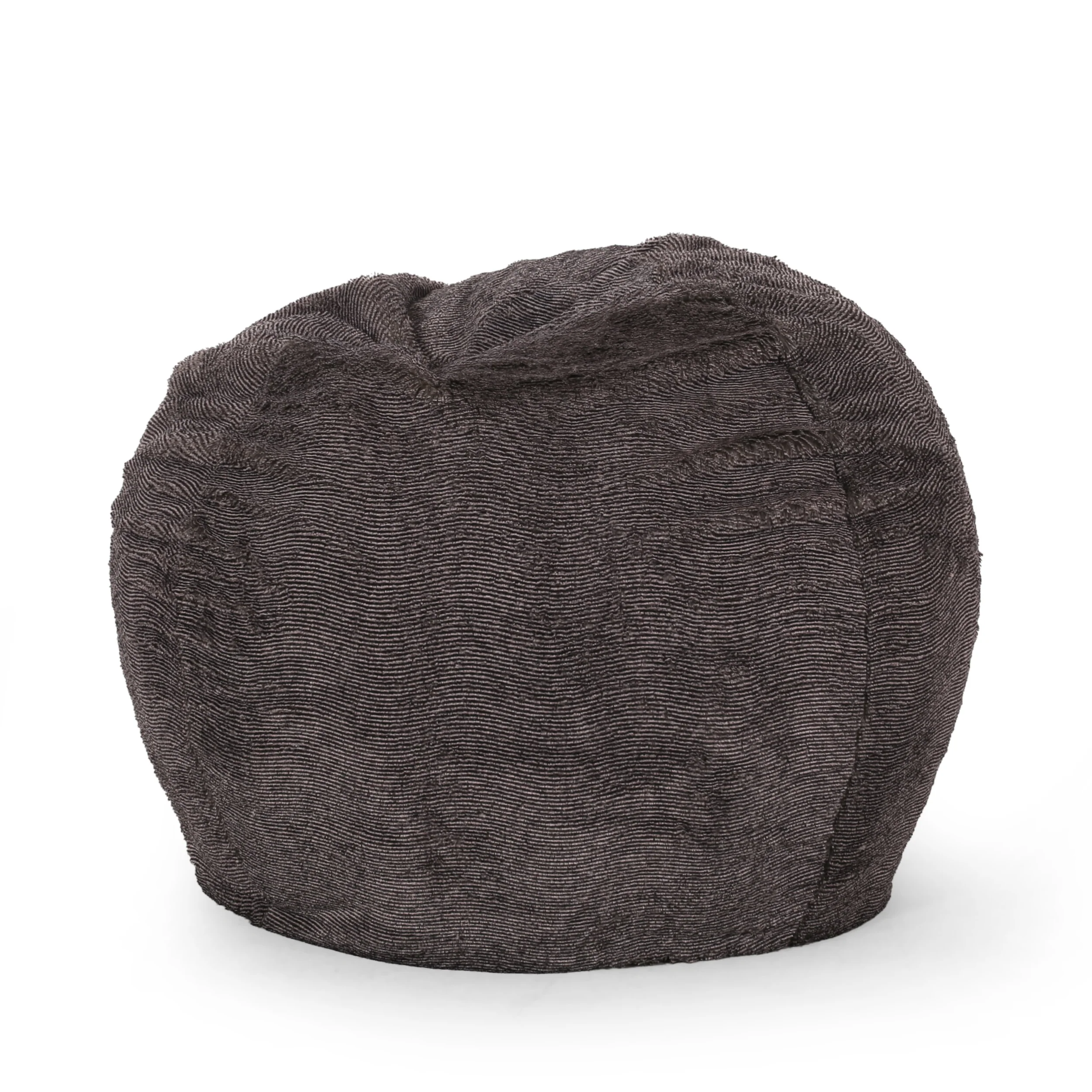 Maysville Modern Glam 3 Foot Faux Fur Winter Bean Bag - furnishings