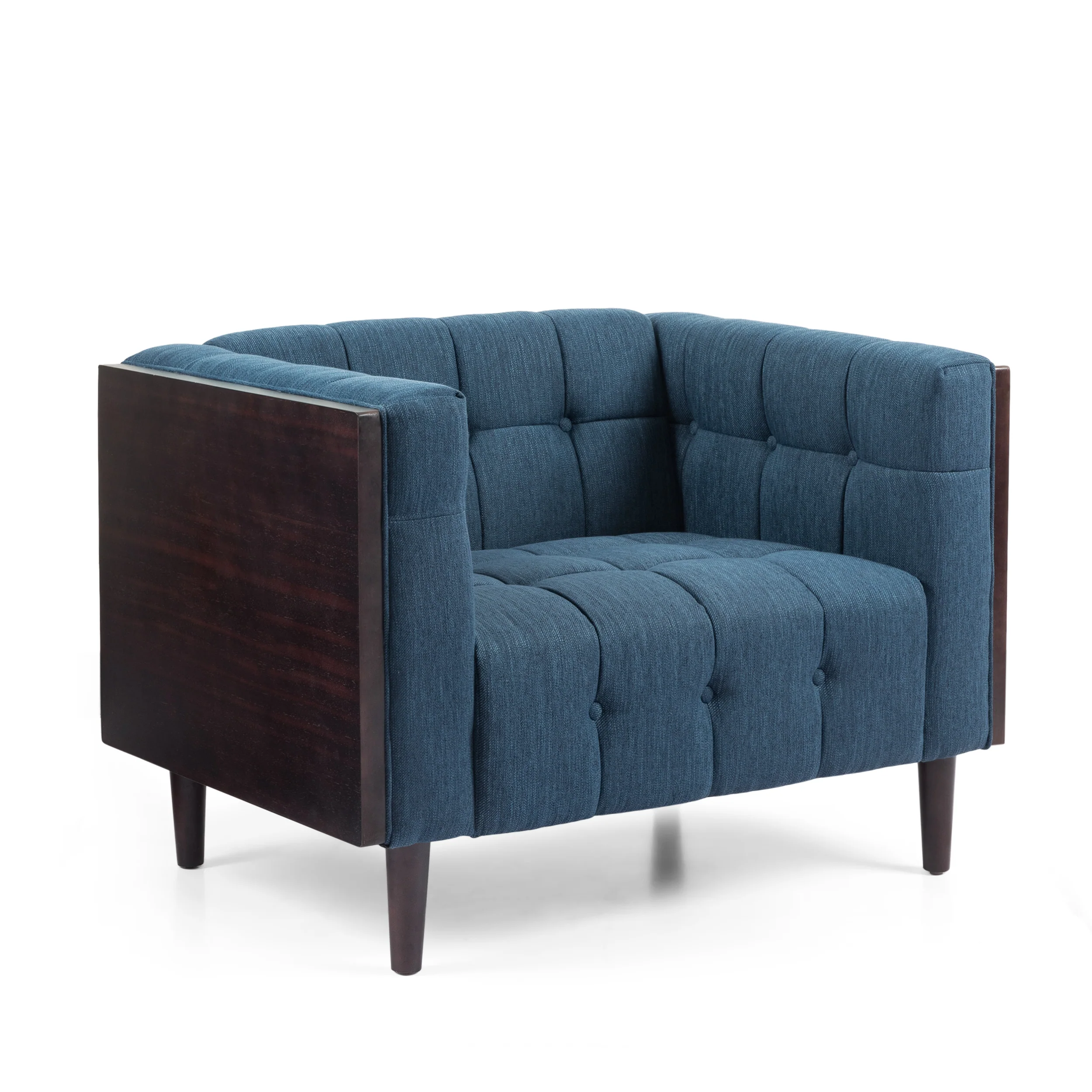 Croton Contemporary Tufted Club Chair - furnishings
