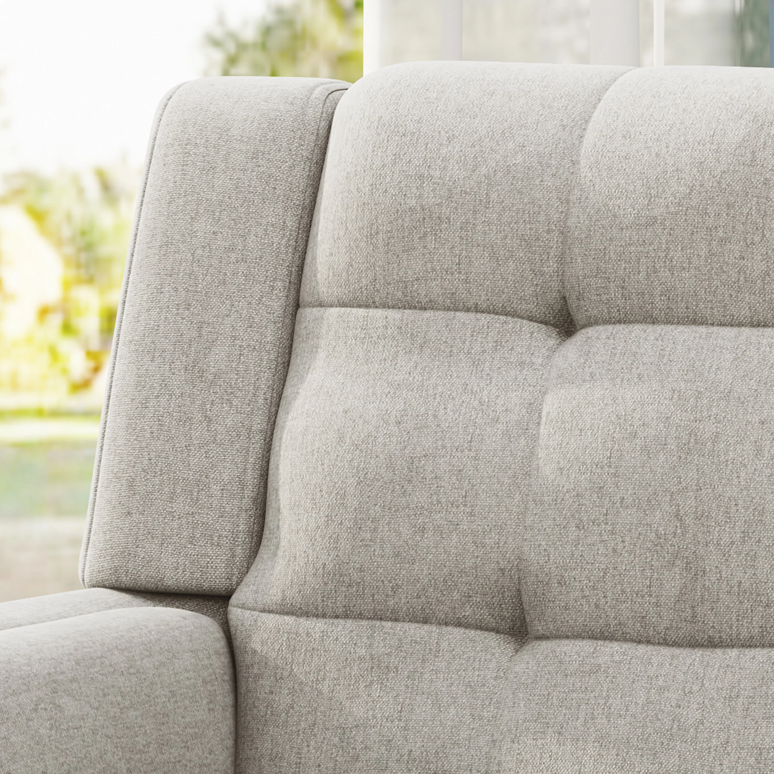 Anvith Mid Century Modern Fabric Arm Chair - furnishings