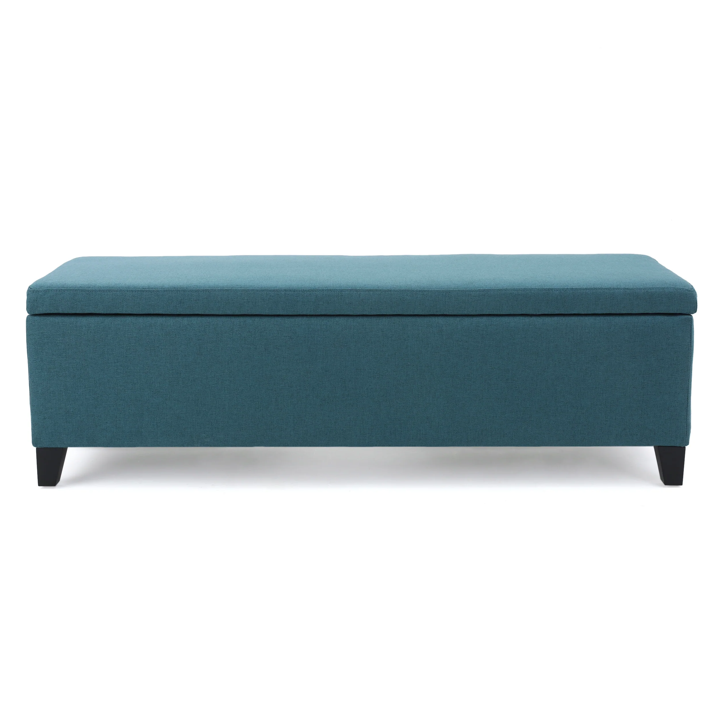Clor Fabric Rectangle Storage Ottoman Bench - furnishings