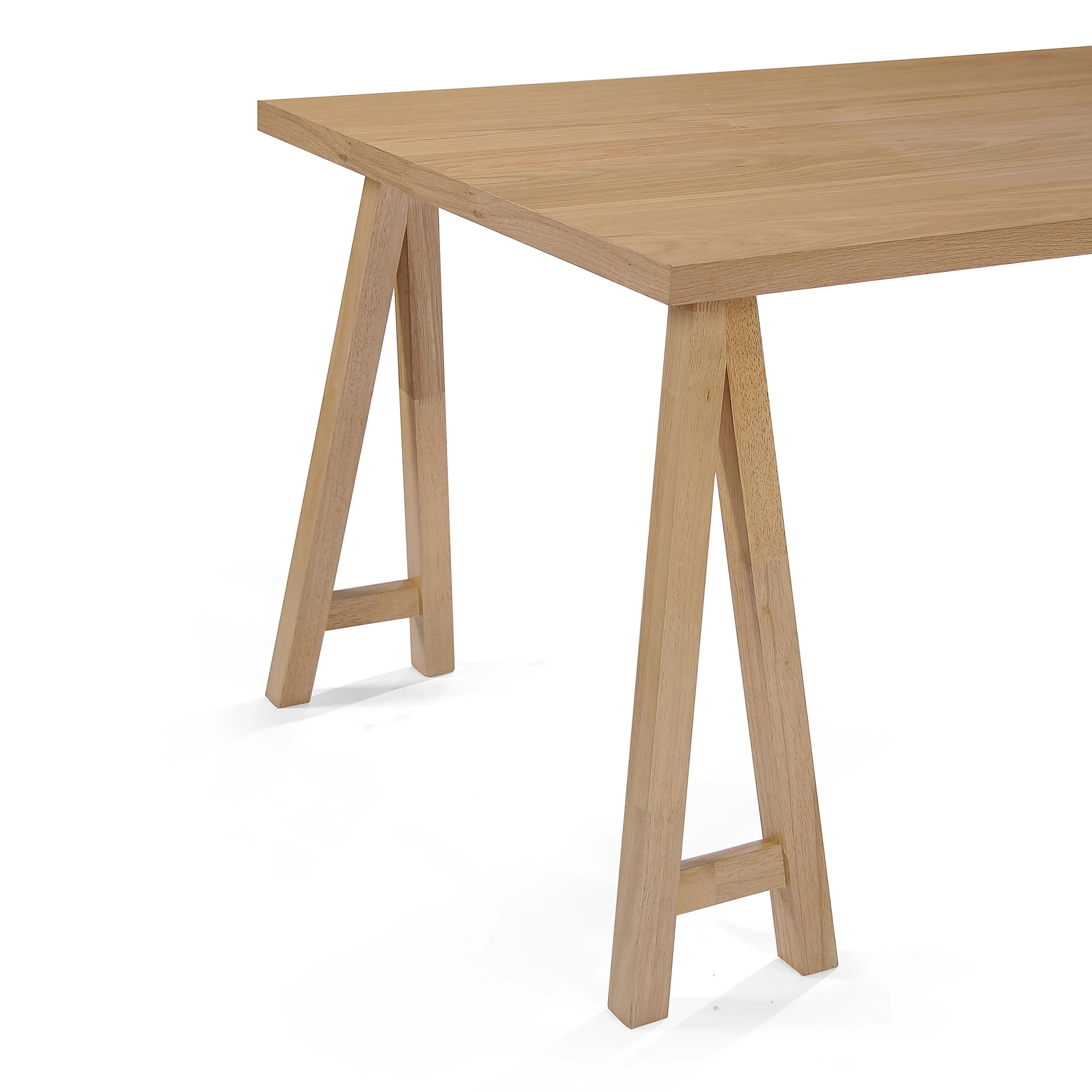 Angela Farmhouse Cottage 7 Piece Faux Wood Dining Set with Rubberwood Chairs, Antique White - furnishings