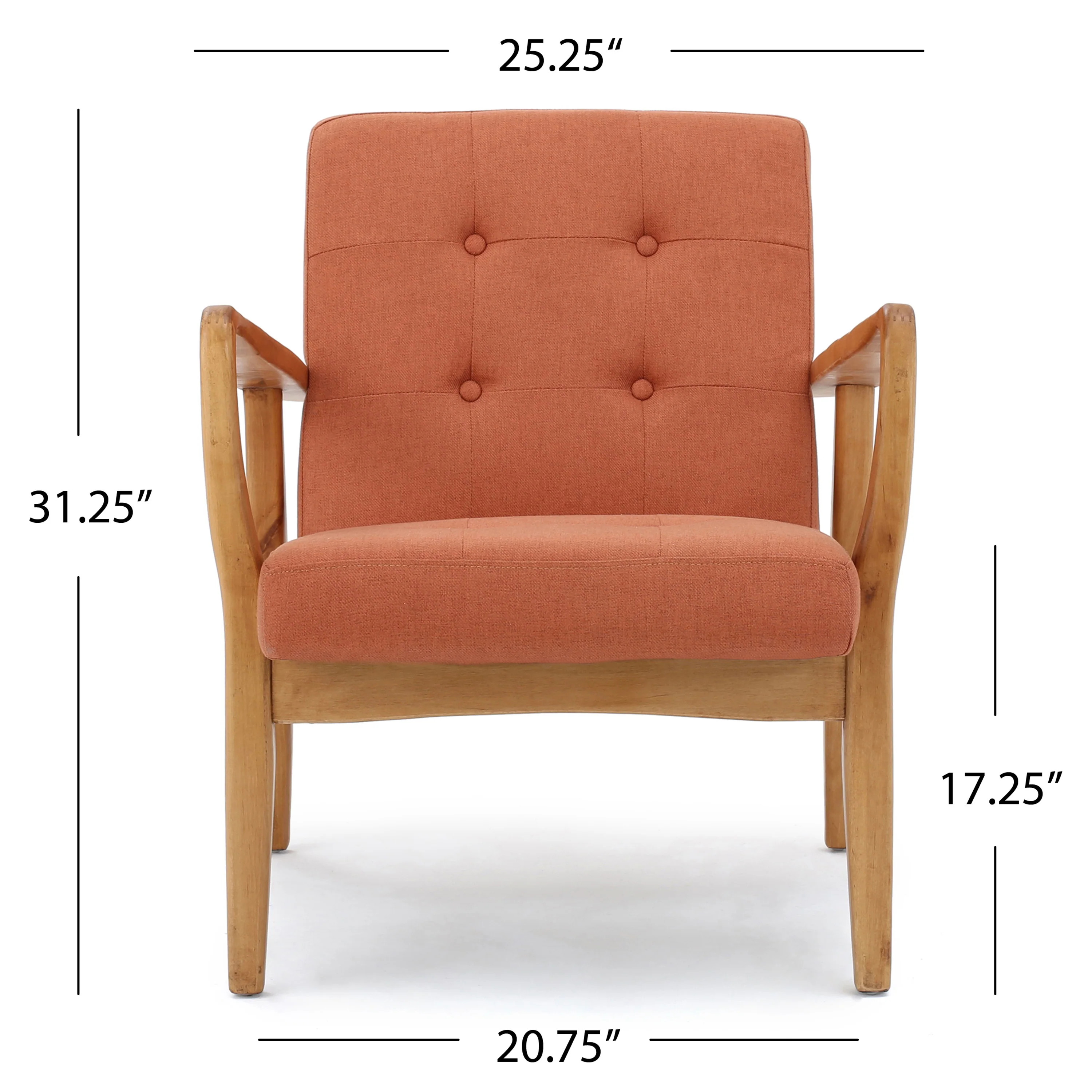 Gunther French-Style Contemporary Fabric Club Chair - furnishings