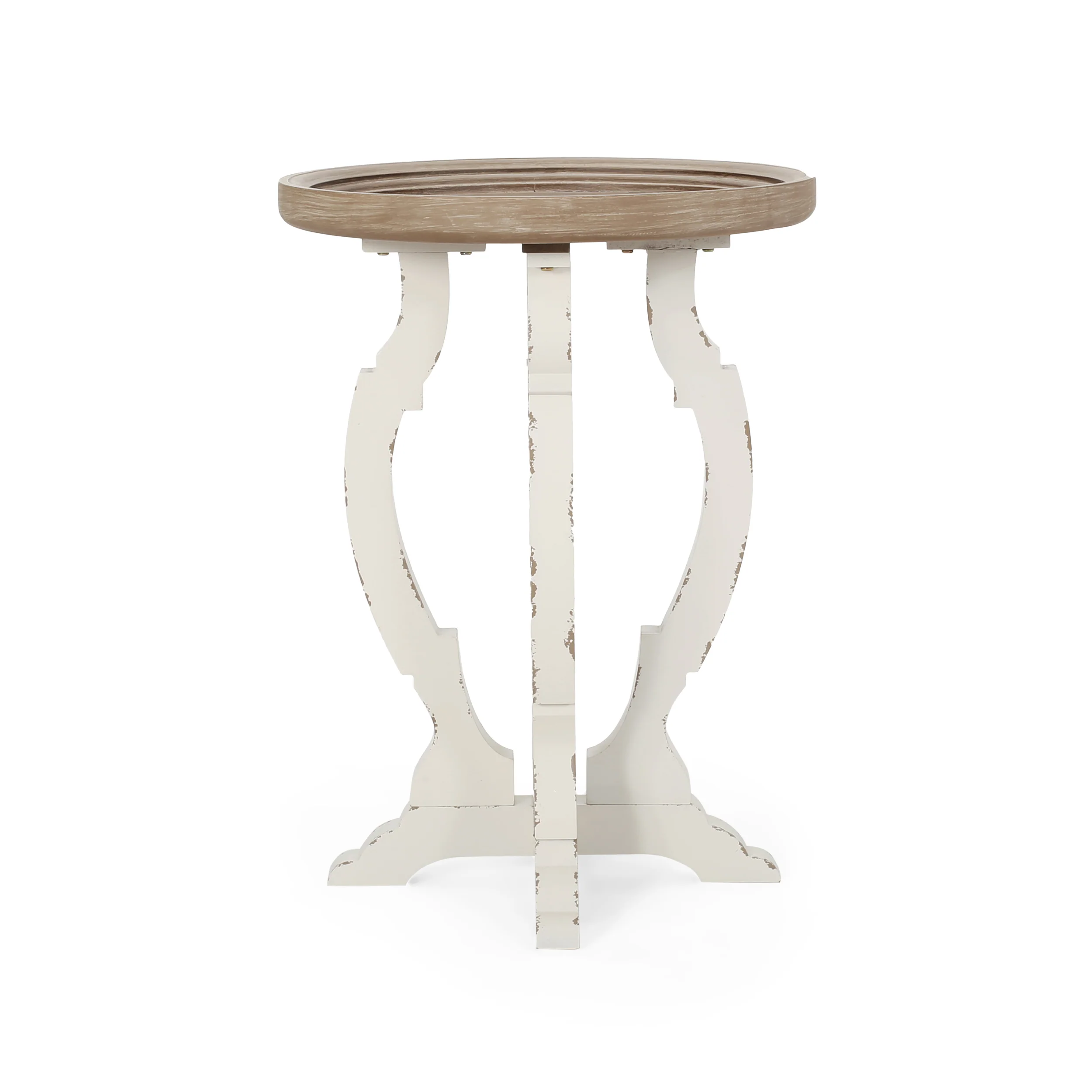 Emilya French Country Accent Table with Round Top - furnishings