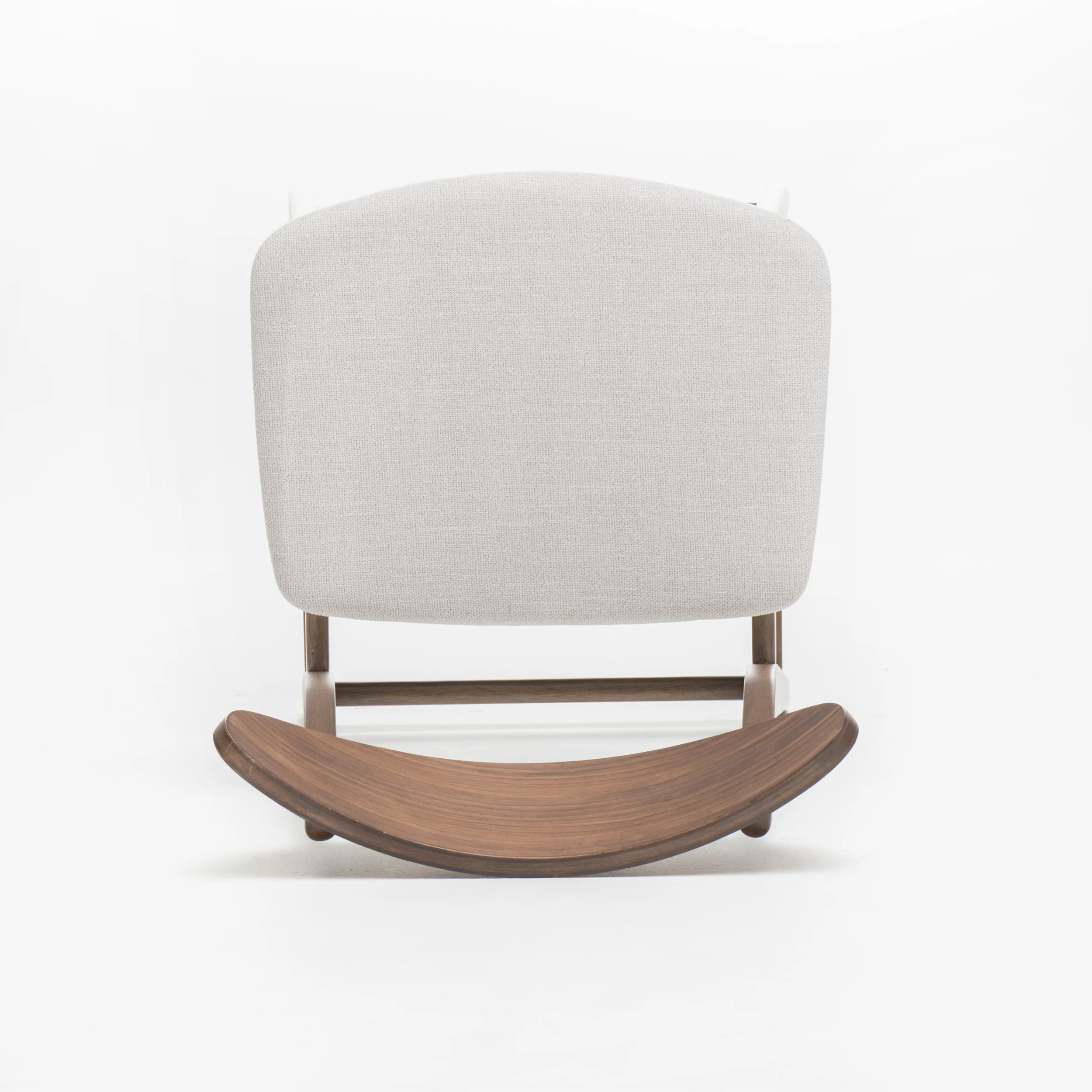 Molle Walnut Finish Mid-Century Modern 24-Inch Counter Stools (Set of 2) - furnishings