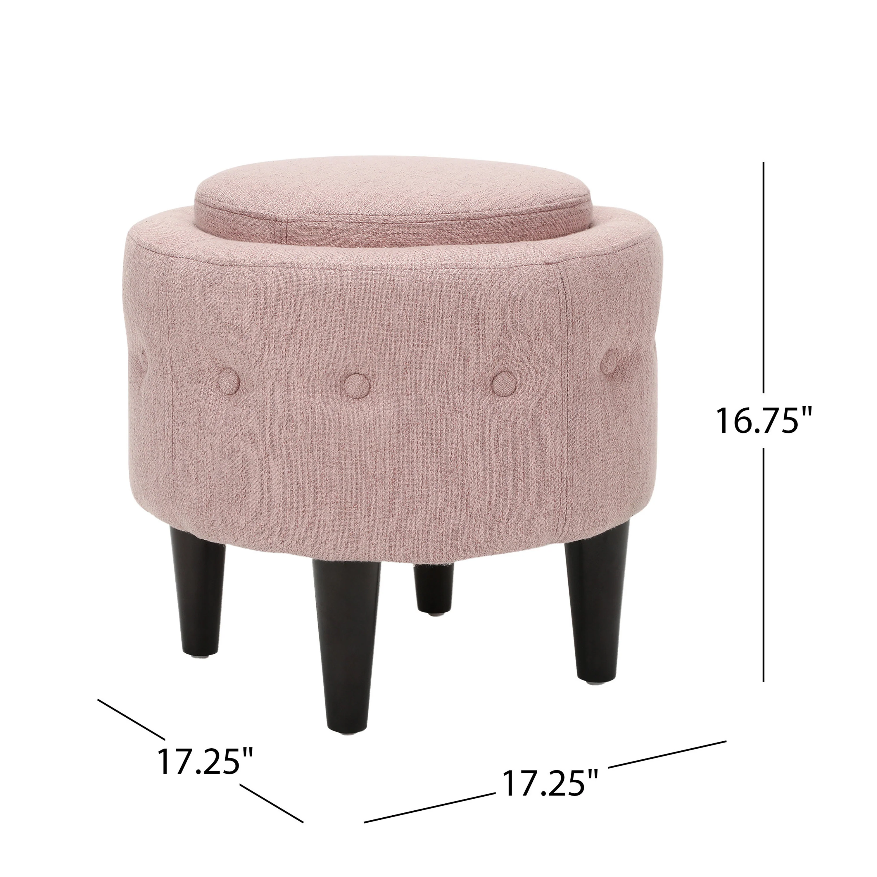 Atticus Chesterfield Style Tufted Fabric Accent Chair and Ottoman Set - furnishings