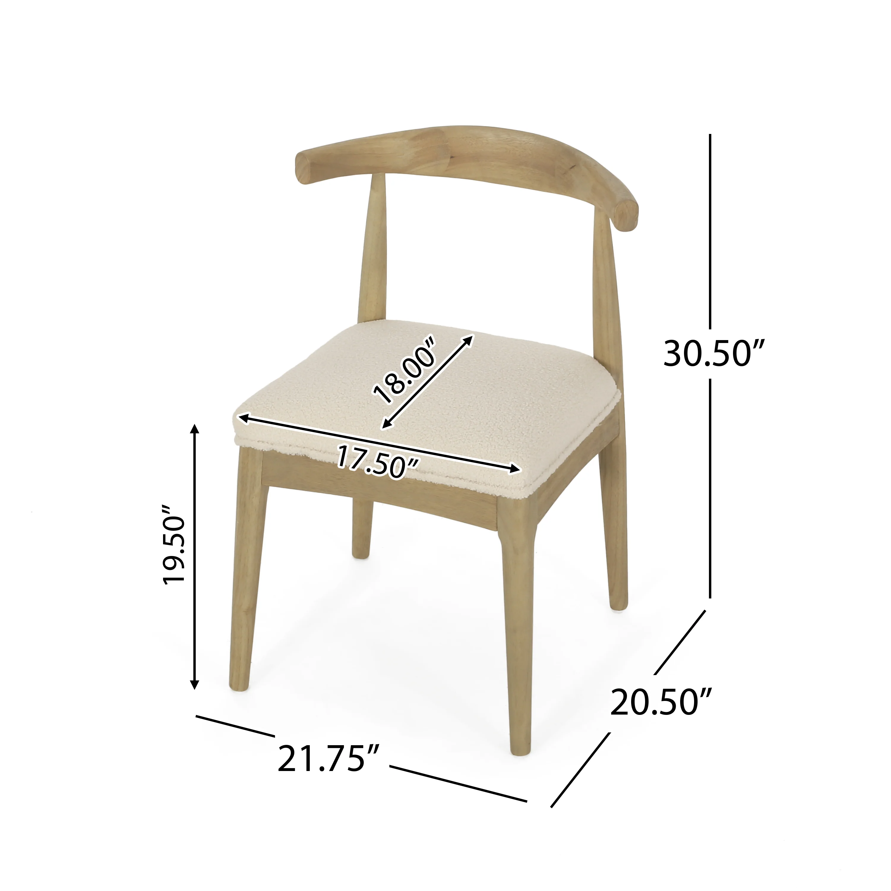 Denell Contemporary Fabric Upholstered Wood 5 Piece Dining Set - furnishings