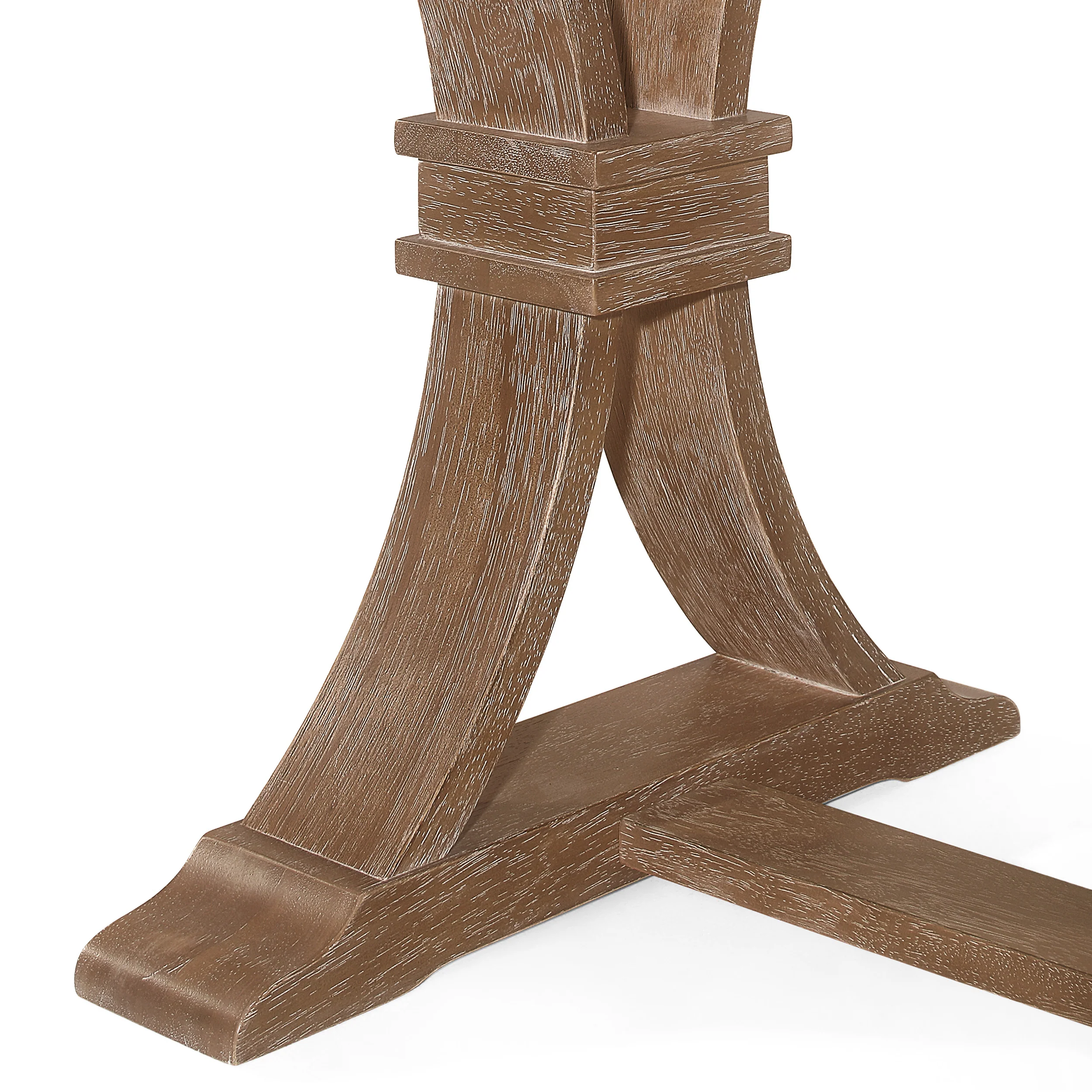 Beckstrom French Country Wood 7-Piece Expandable Dining Set - furnishings