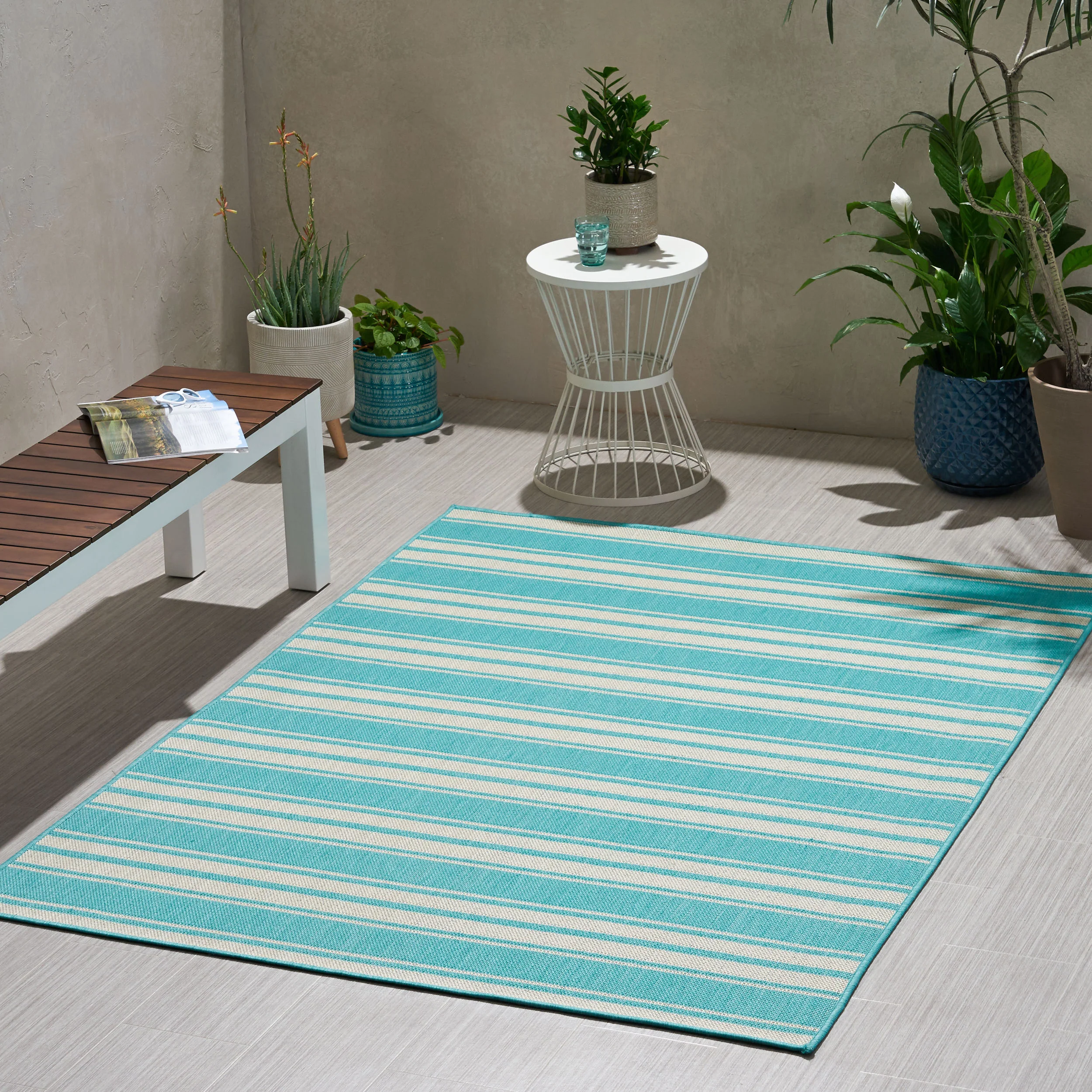 Kyley Outdoor Area Rug - furnishings