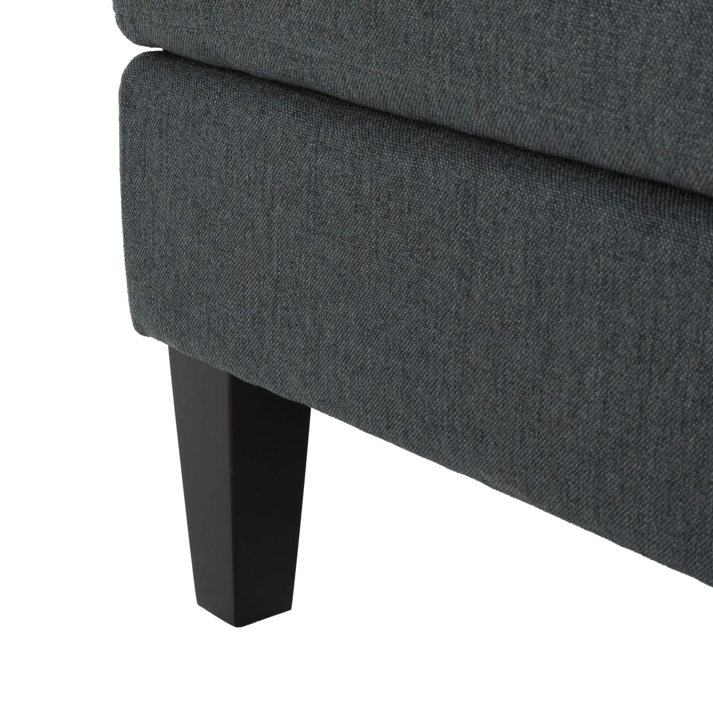 Niya Mid Century Modern 5 Piece Fabric Sectional Sofa - furnishings