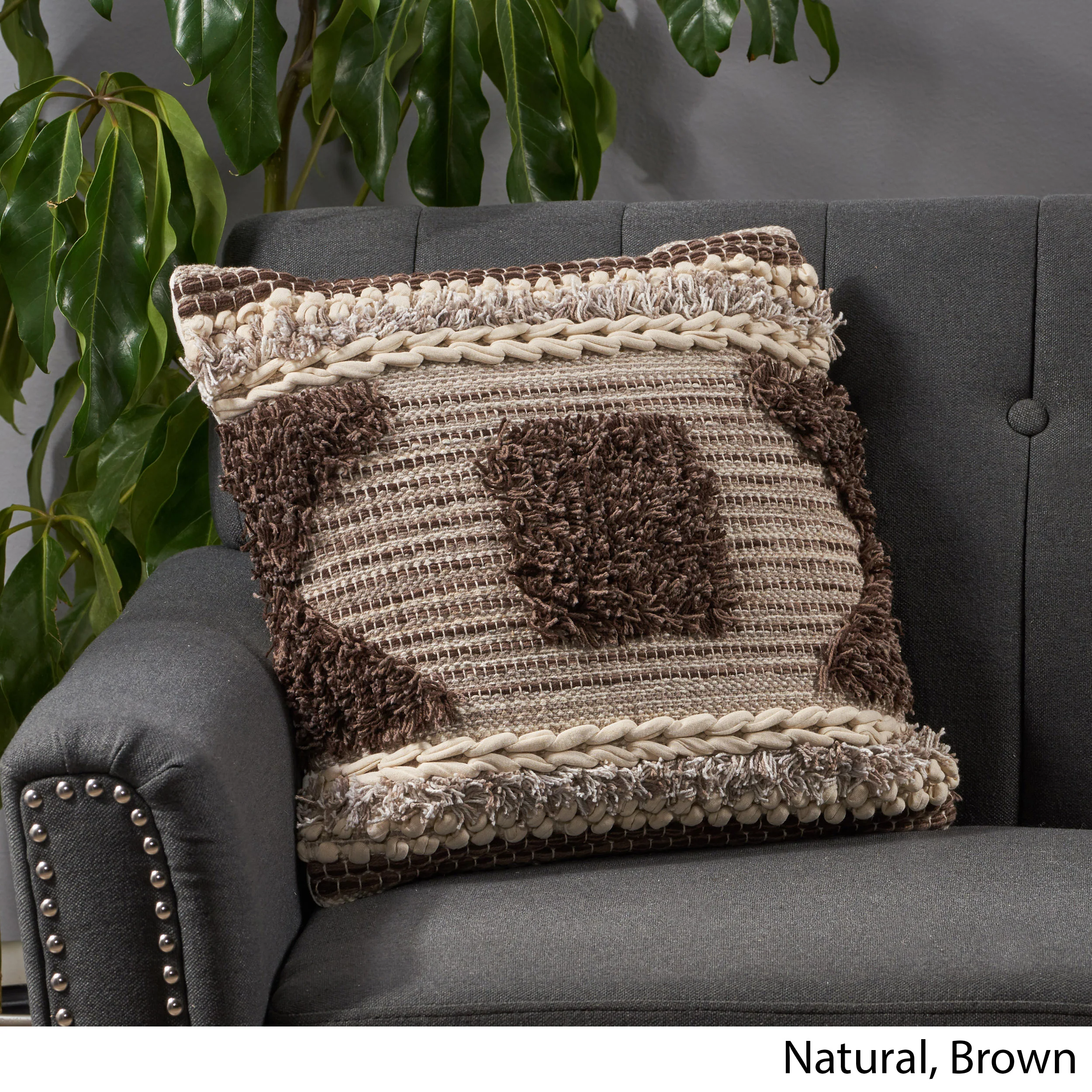 Sunny Boho Cotton Pillow Cover - furnishings