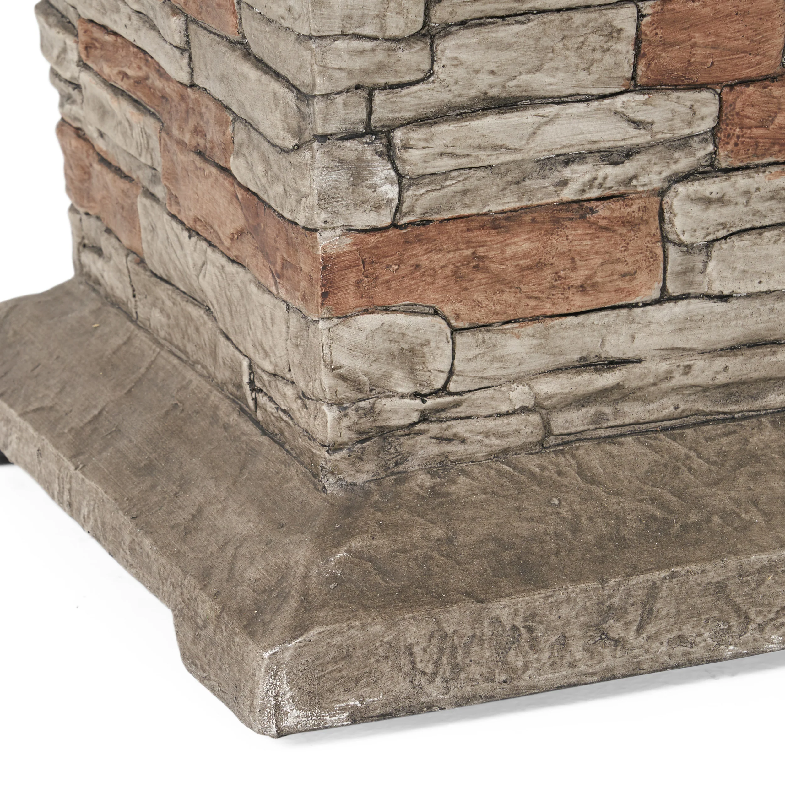 Coldwater Outdoor 19-inch Liquid Propane Fire Column - furnishings