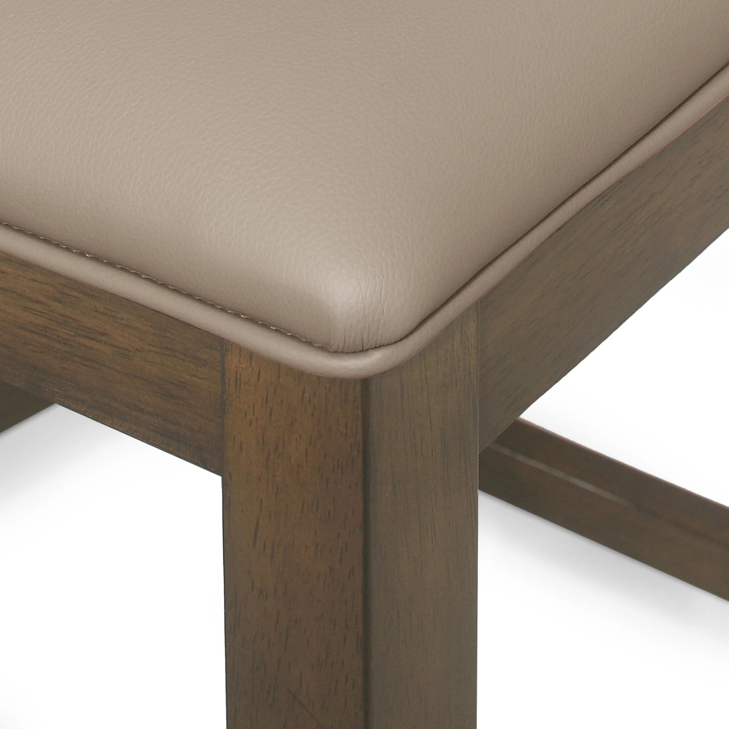 Boughton Farmhouse Upholstered Wood Counter Stools, Set of 2 - furnishings